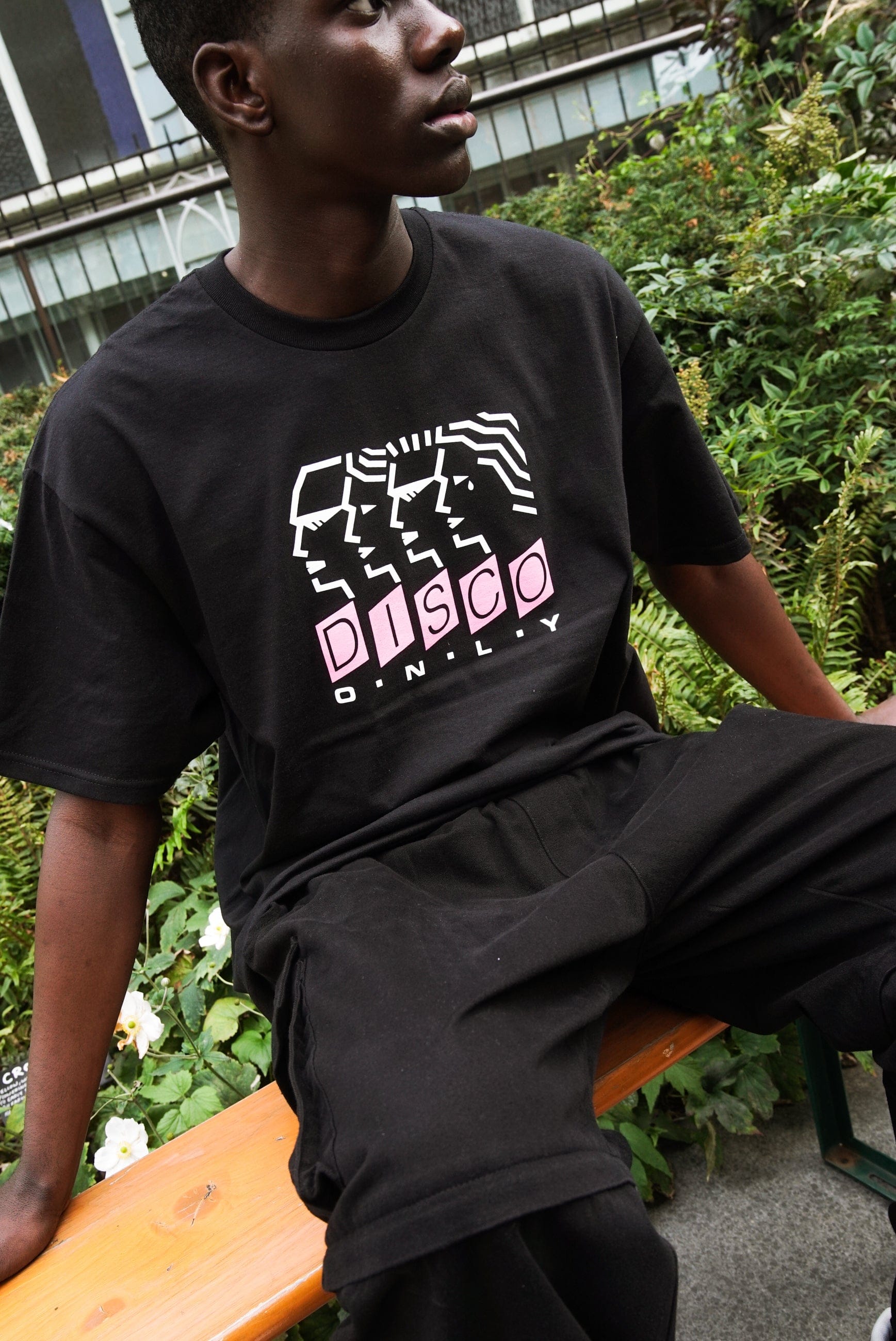 DISCO ONLY 'Dancing Heads' Tee - Black