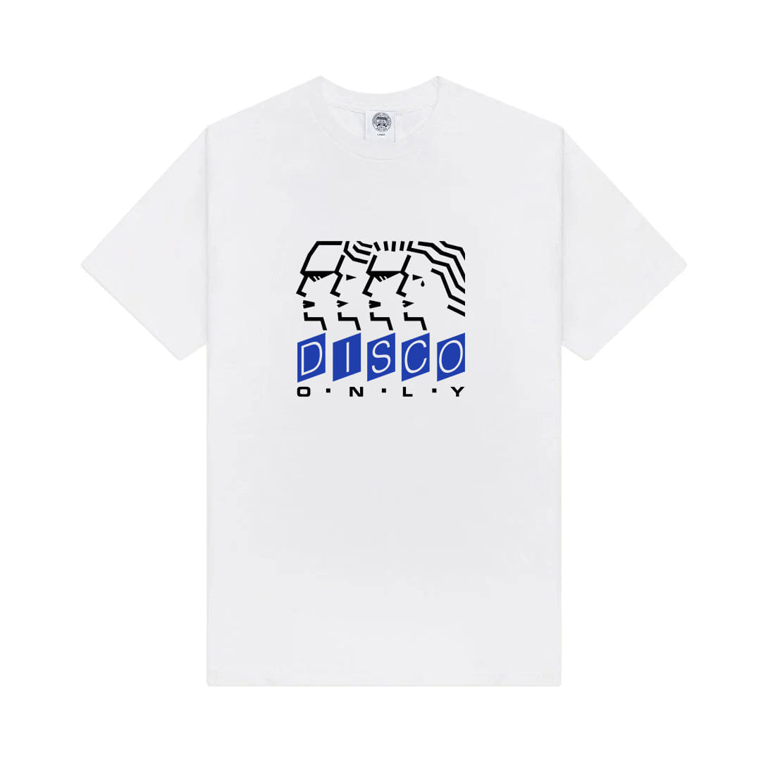 DISCO ONLY 'Dancing Heads' Tee - White