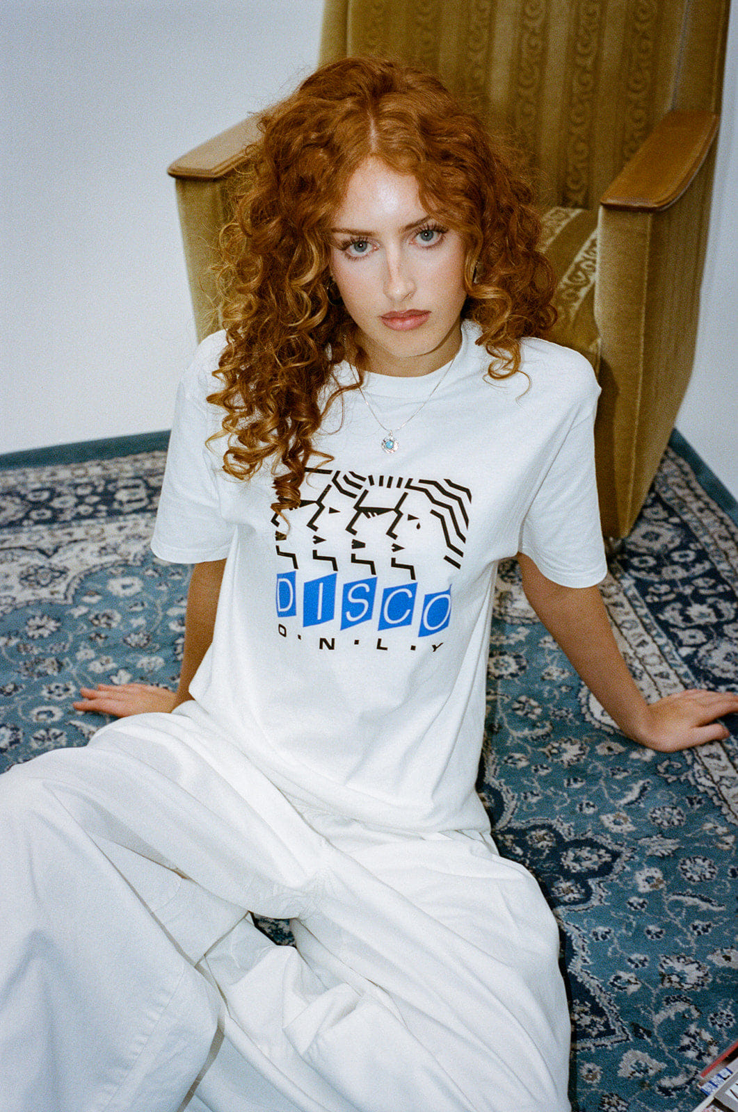 DISCO ONLY 'Dancing Heads' Tee - White