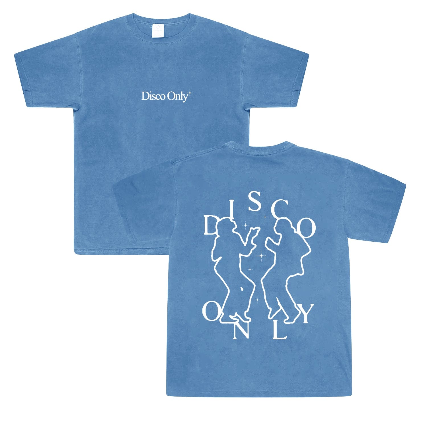 DISCO ONLY 'Dancing Together' Vintage Washed Tee - Royal Blue