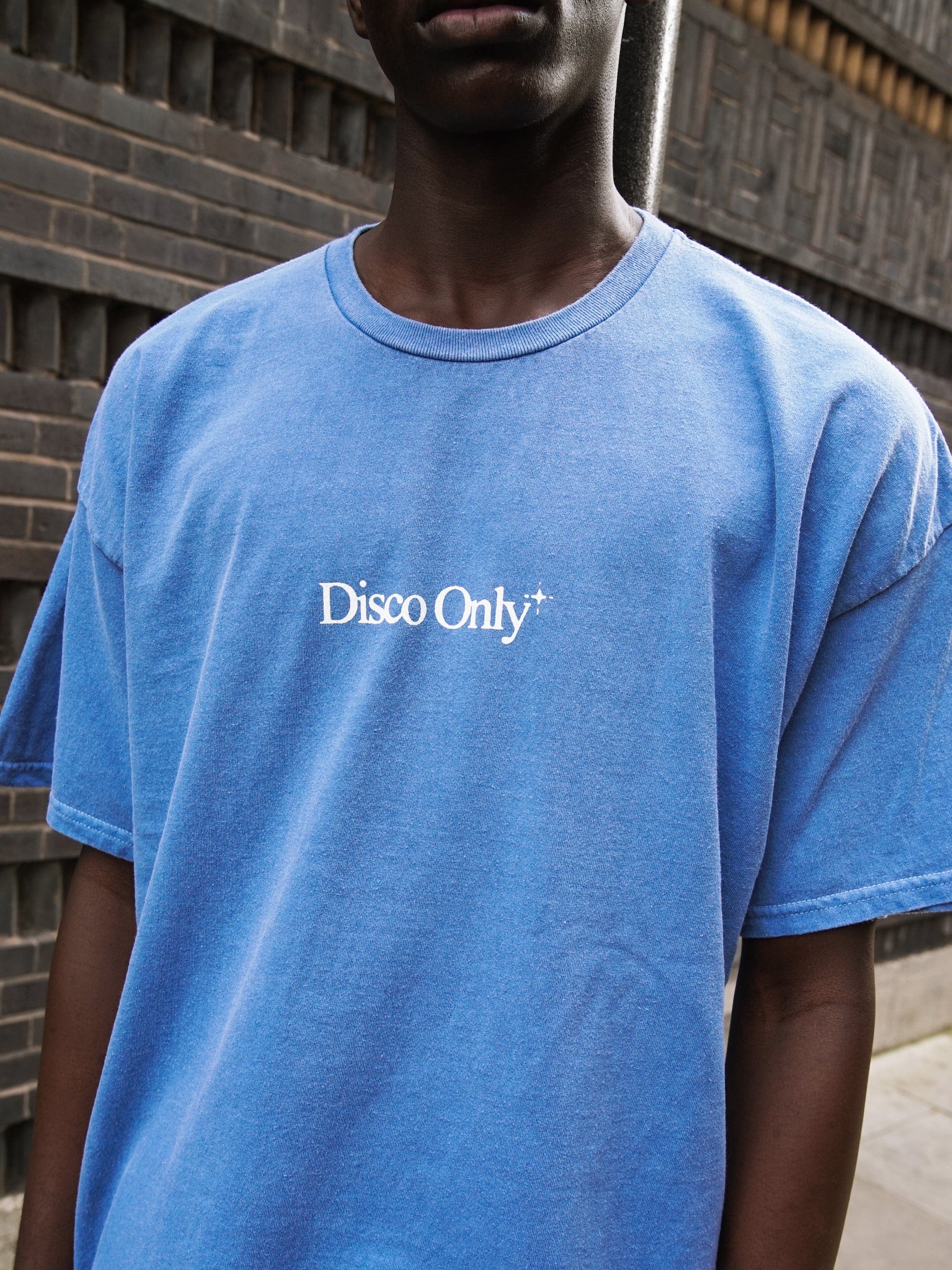 DISCO ONLY 'Dancing Together' Vintage Washed Tee - Royal Blue