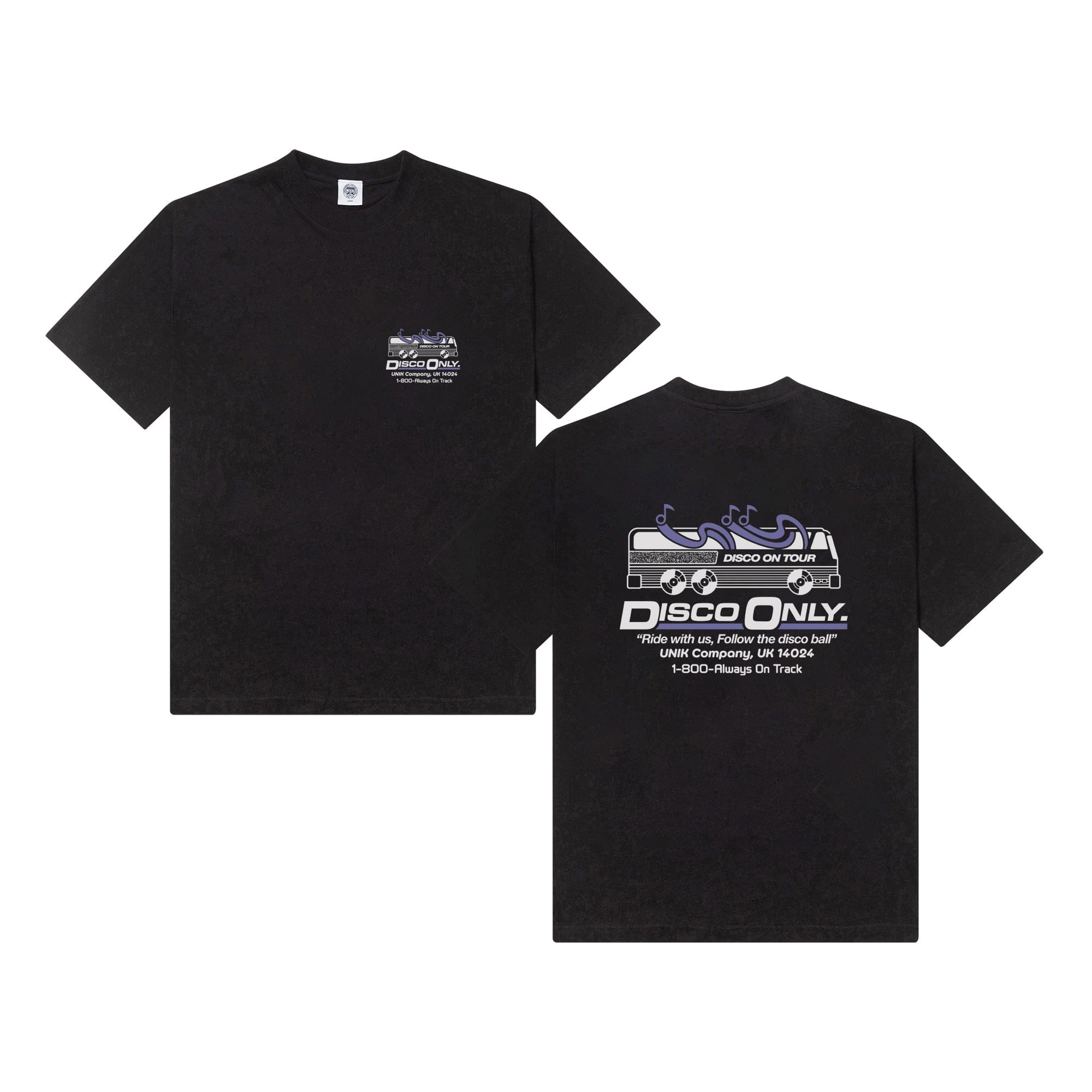DISCO ONLY 'On Tour' Tee - Black