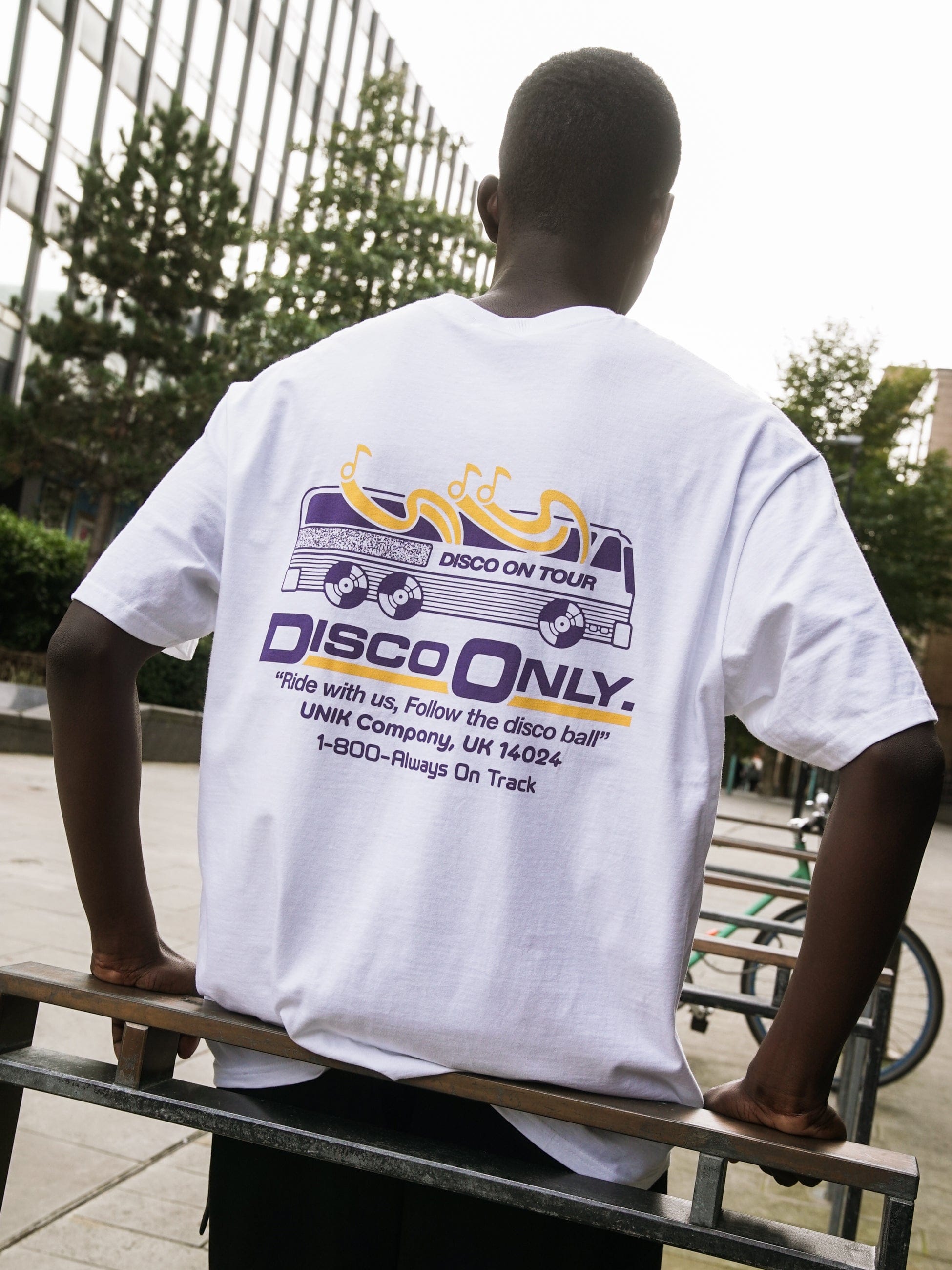 DISCO ONLY 'On Tour' Tee - White