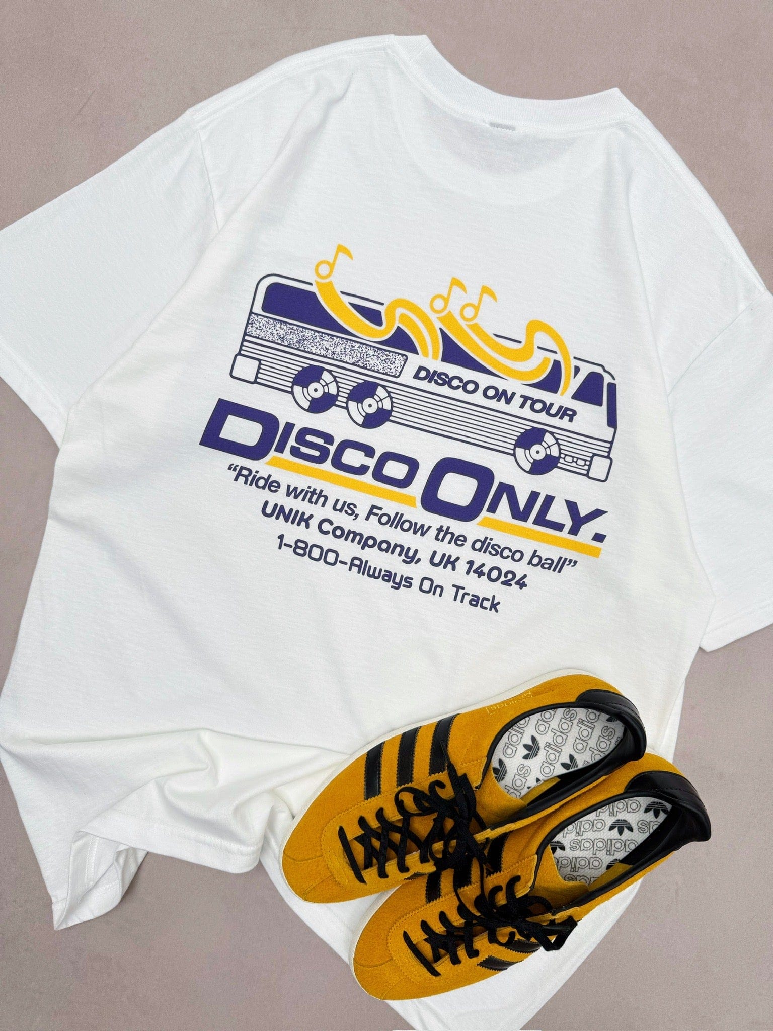 DISCO ONLY 'On Tour' Tee - White