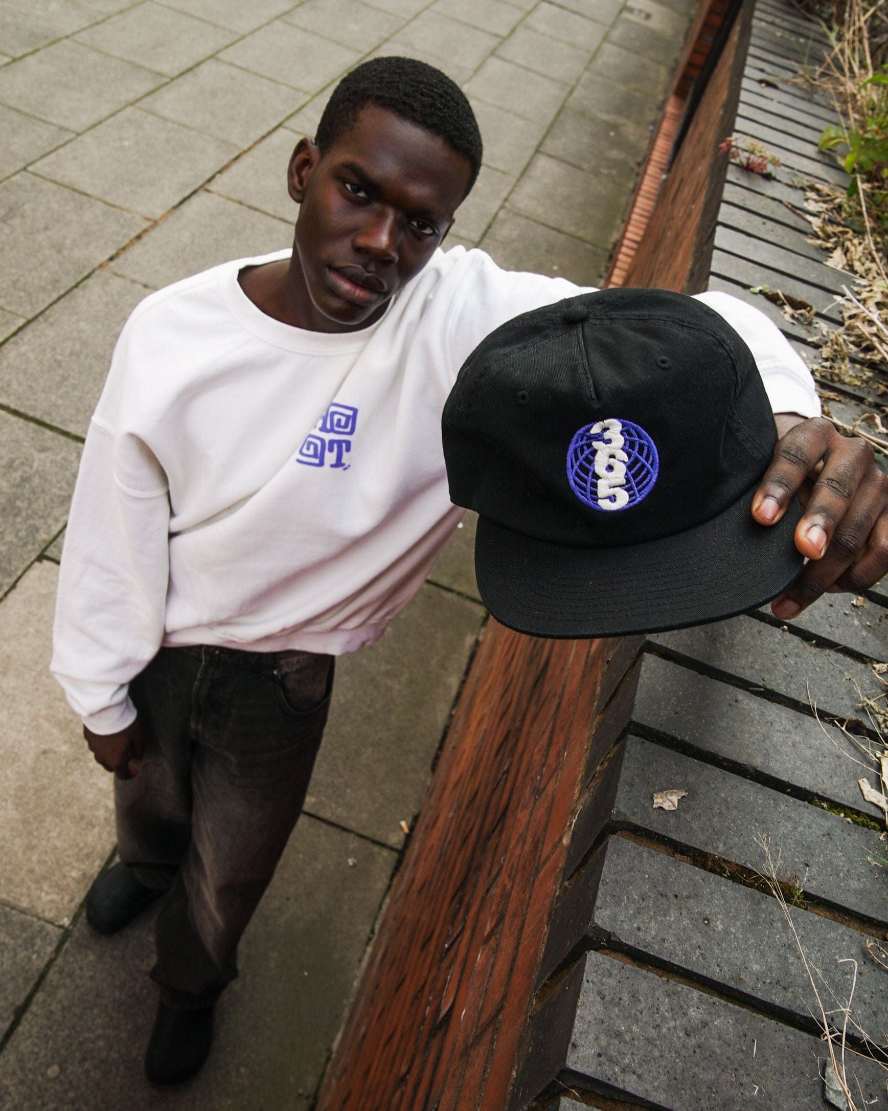 HAVE A GD TRIP 'Worldwide' Embroidered Cap - Black