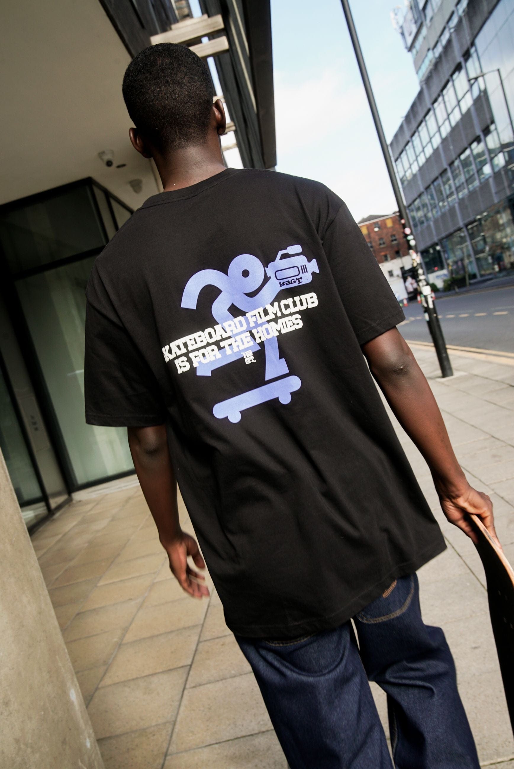 HAVE A GD TRIP 'Skateboard Film' Tee - Black