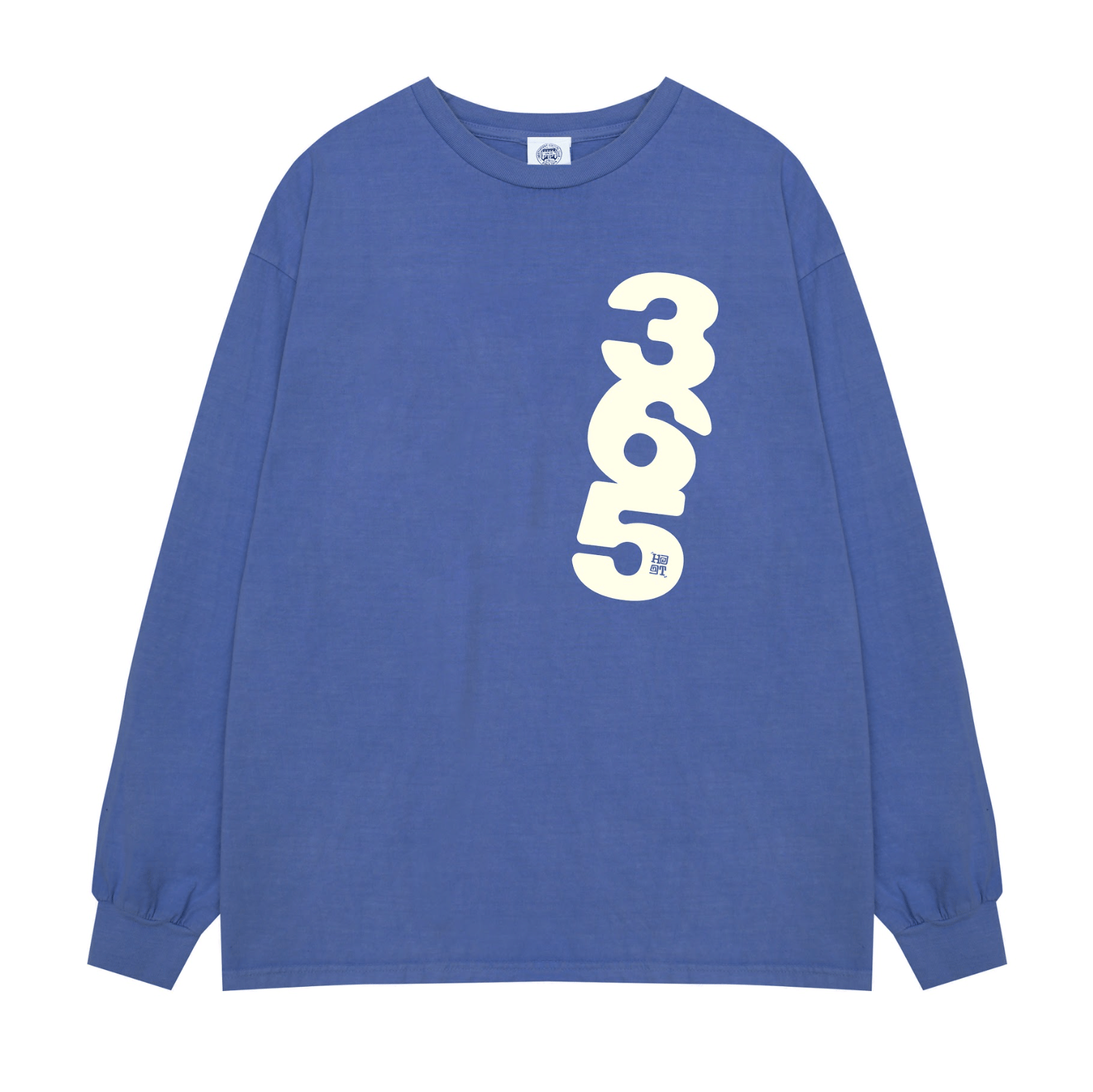 HAVE A GD TRIP '365' Vintage Washed Longsleeve Tee - Blue