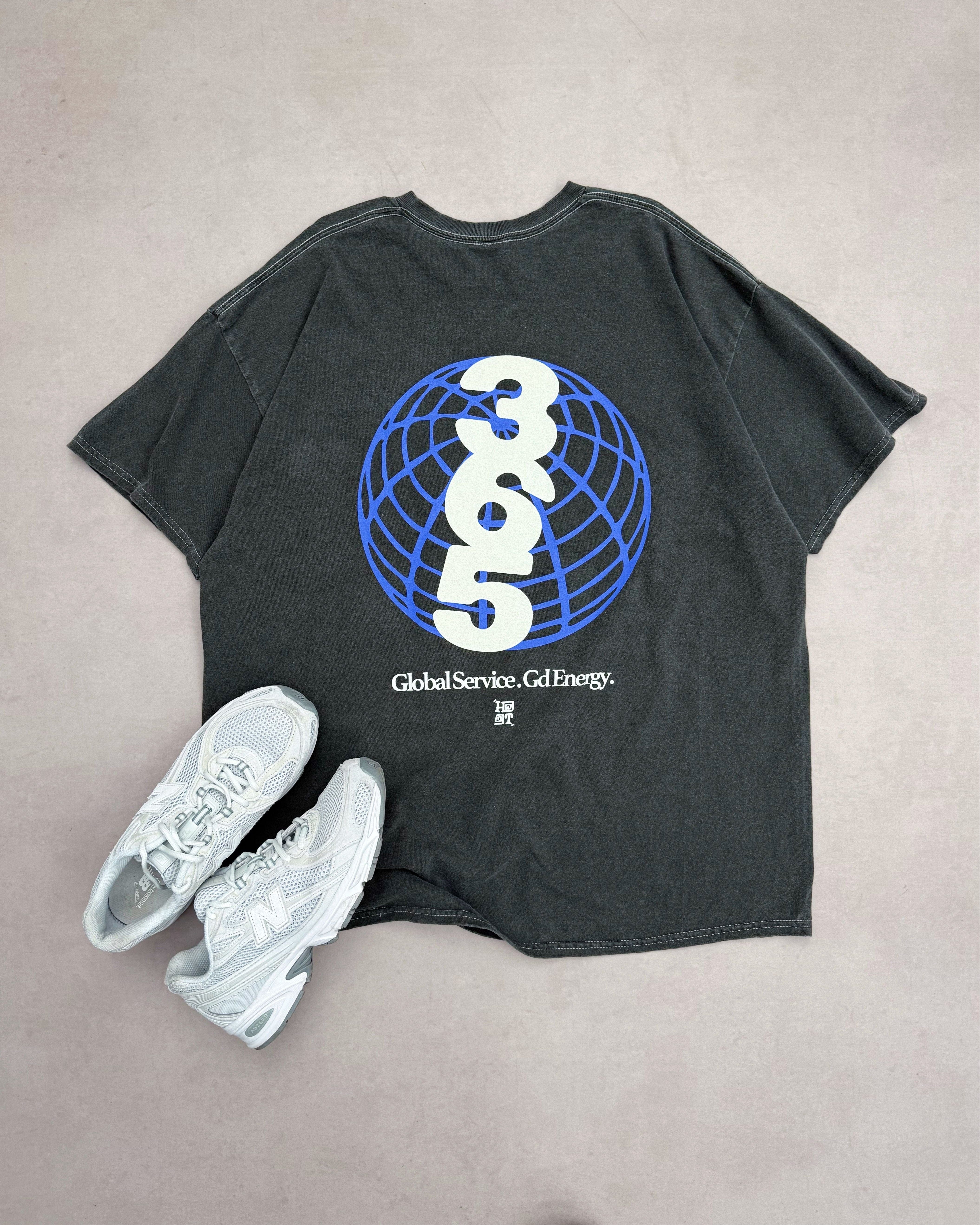 HAVE A GD TRIP 'Worldwide' Vintage Washed Tee - Grey