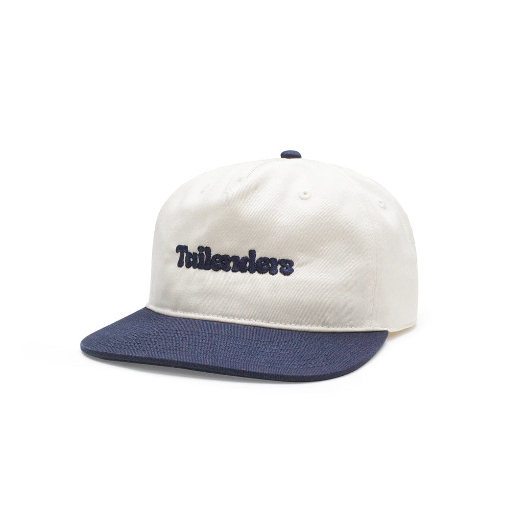 Tailenders 'Logo' Embroidered Cap - Natural/Navy