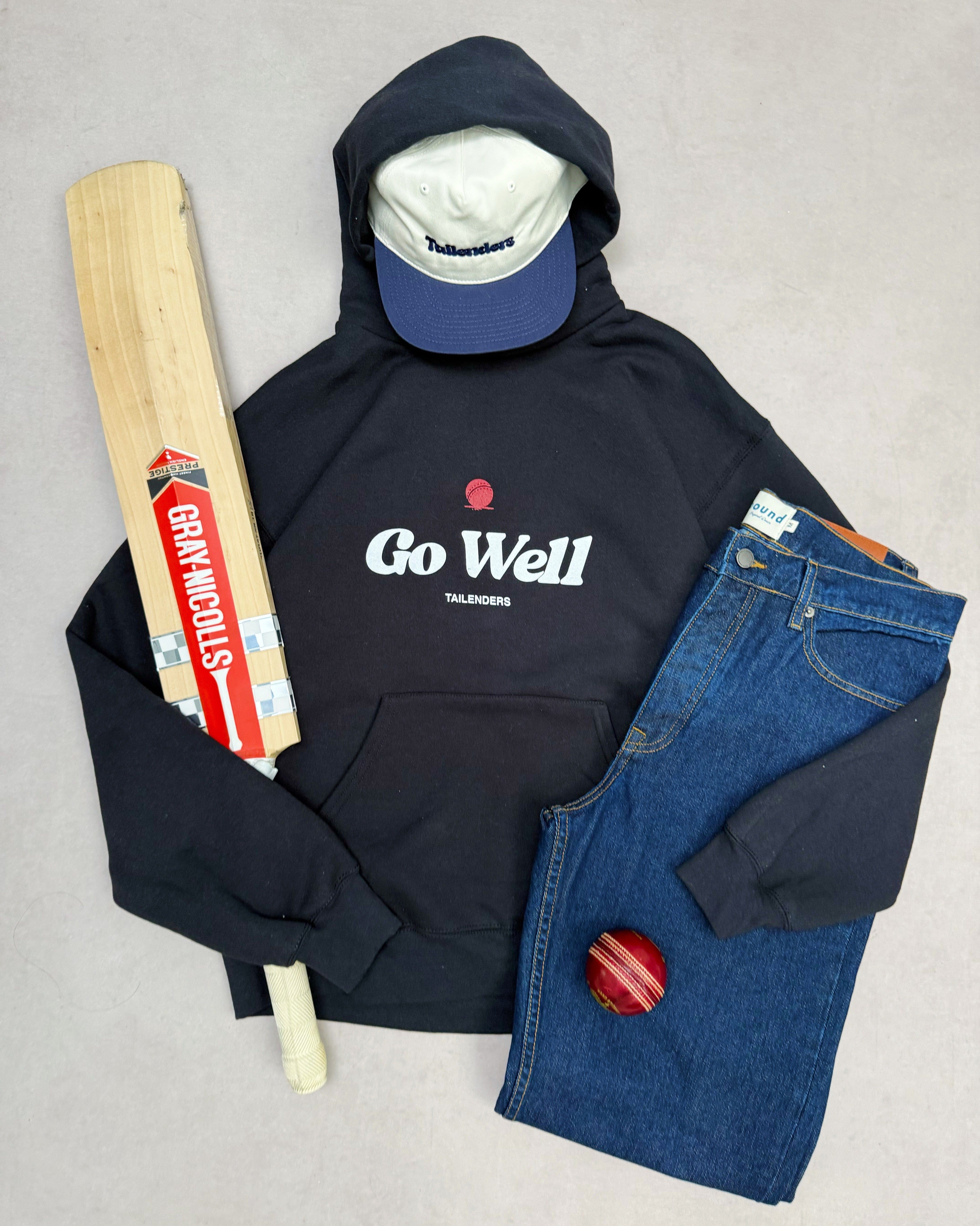 Tailenders 'Go Well' Hoodie - Black