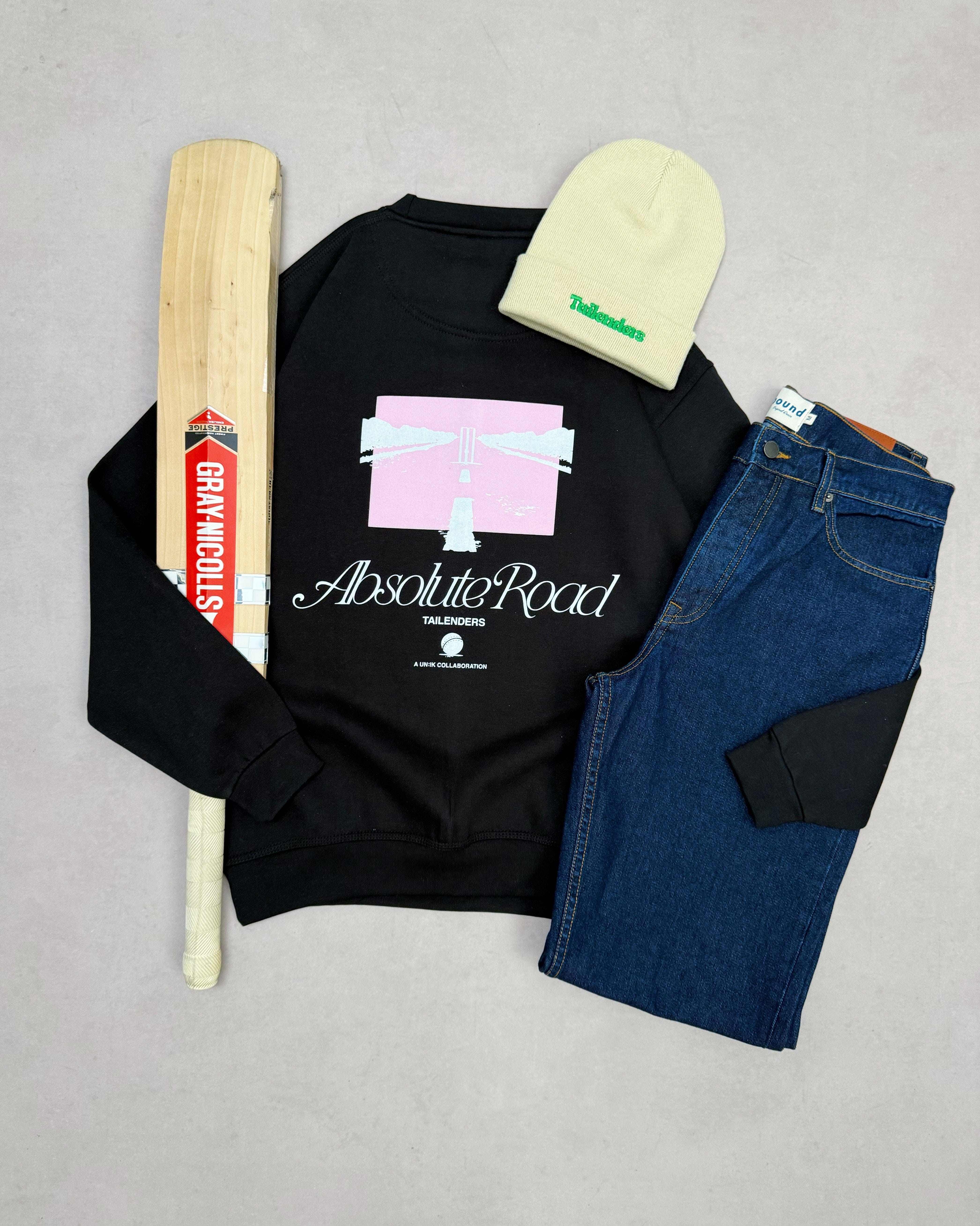 Tailenders 'Absolute Road' Sweater - Black