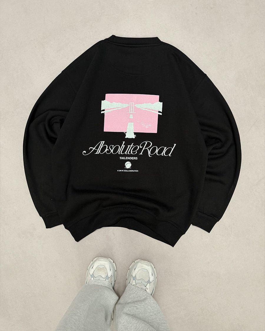 Tailenders 'Absolute Road' Sweater - Black