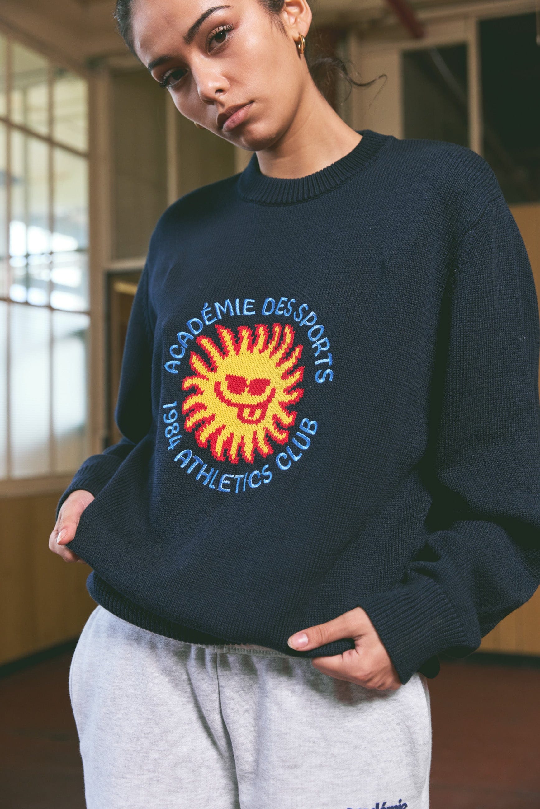 Vice 84 'Sunny Club' Knit Sweater - Navy