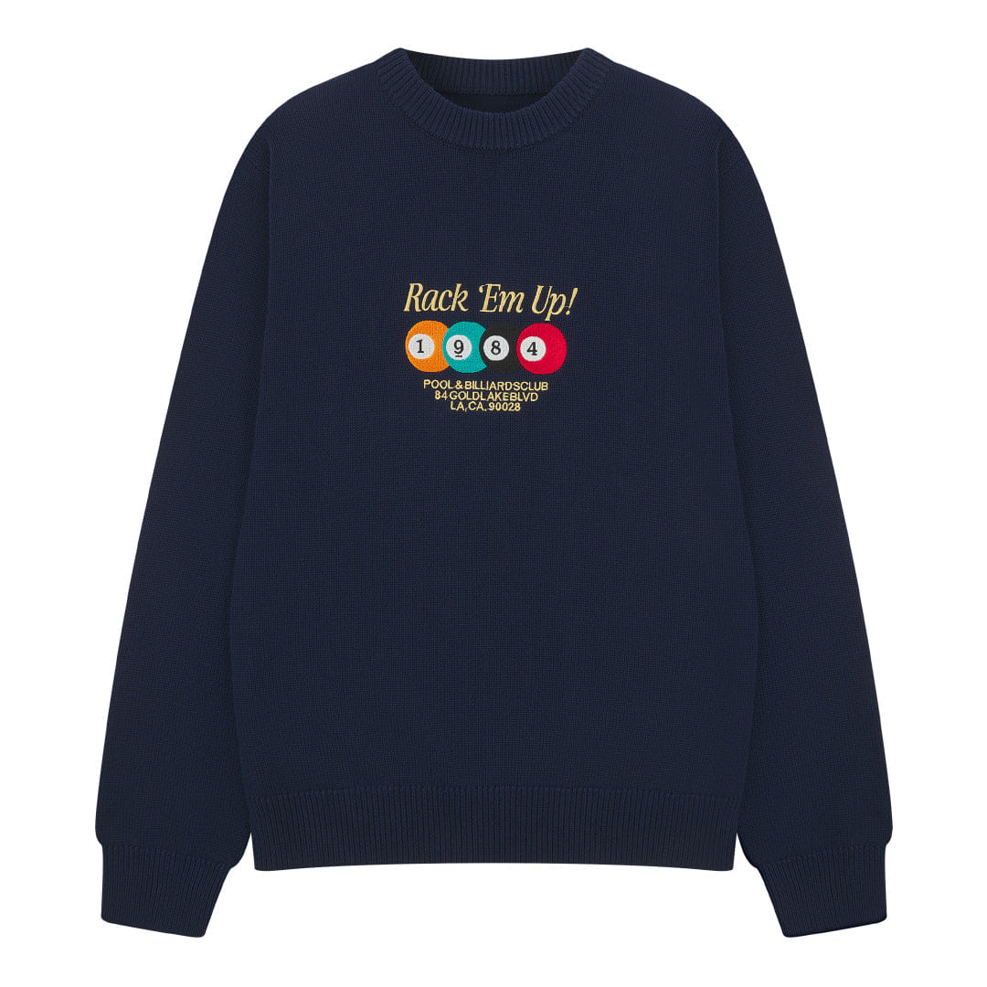 Vice 84 'Rack 'Em Up' Knit Sweater - Navy