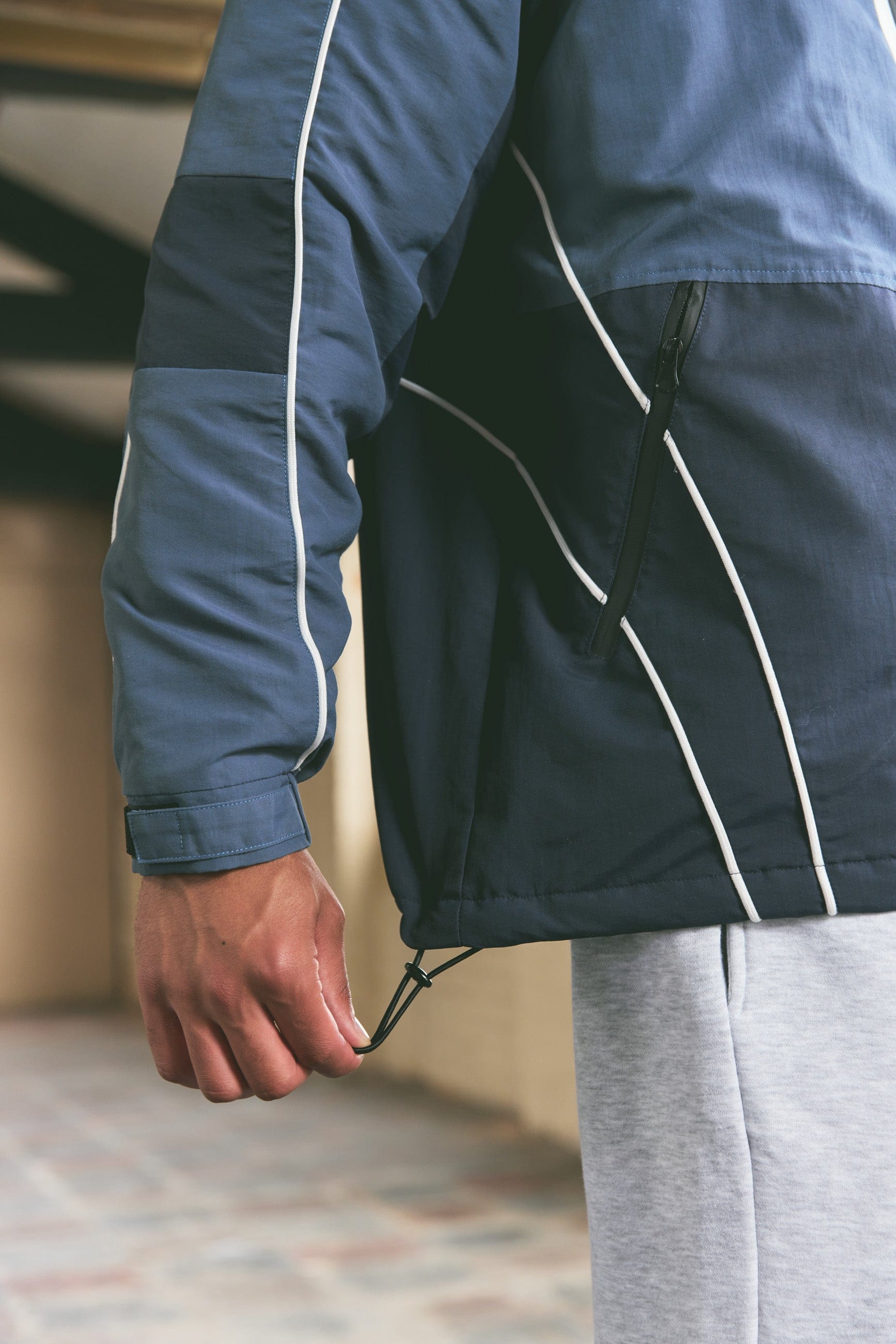 Vice 84 'Track Club' Jacket - Dark Blue