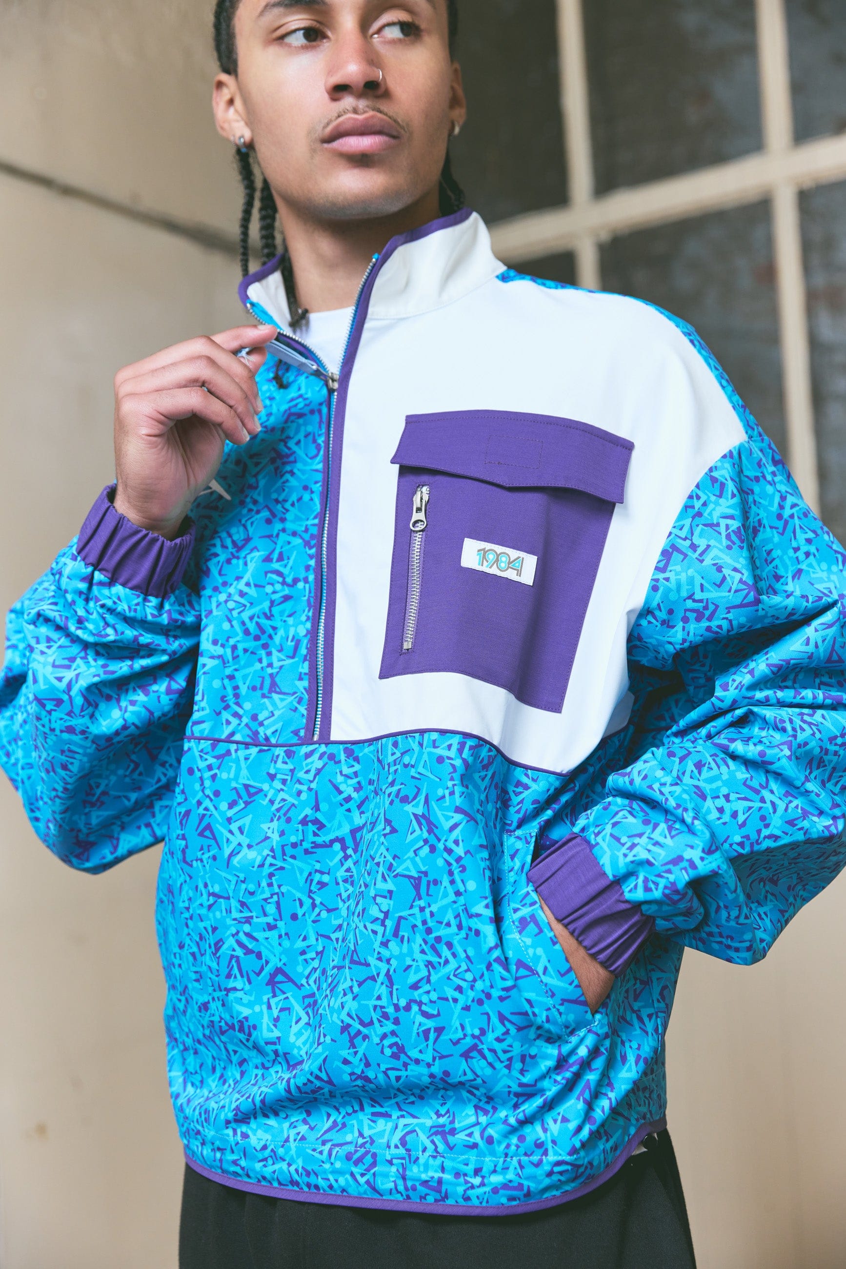 Vice 84 'Retro League' Jacket - Blue