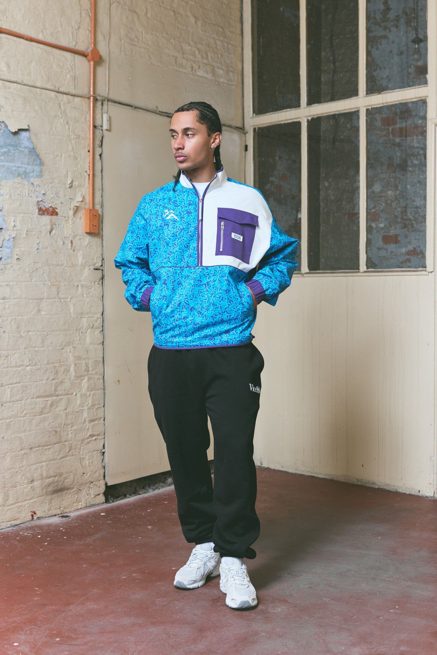 Vice 84 'Retro League' Jacket - Blue