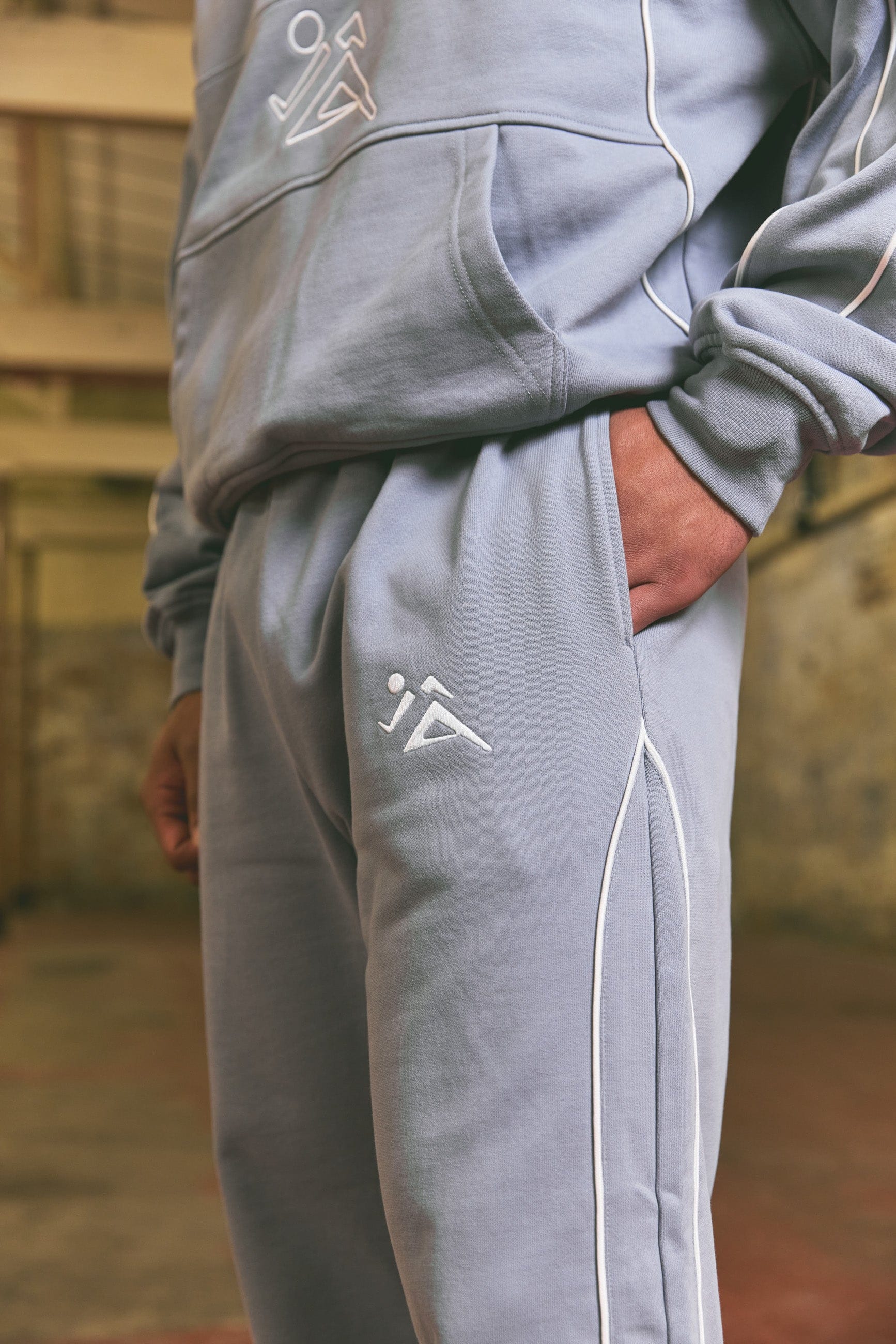 Vice 84 'Stadium' Heavyweight Joggers - Blue