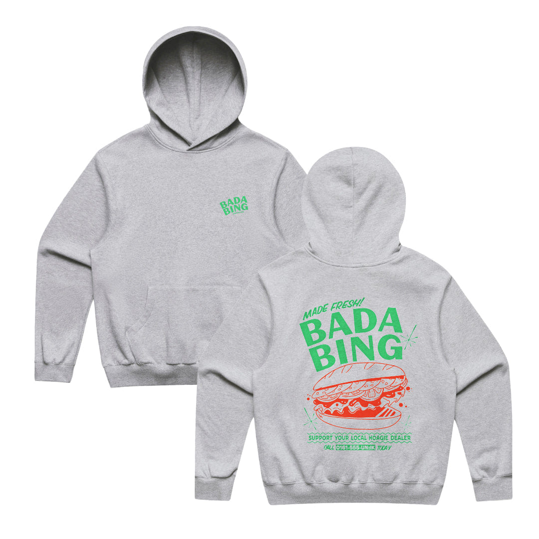 Bada Bing X UN:IK 'Fresh Hoagie' Hoodie - Grey