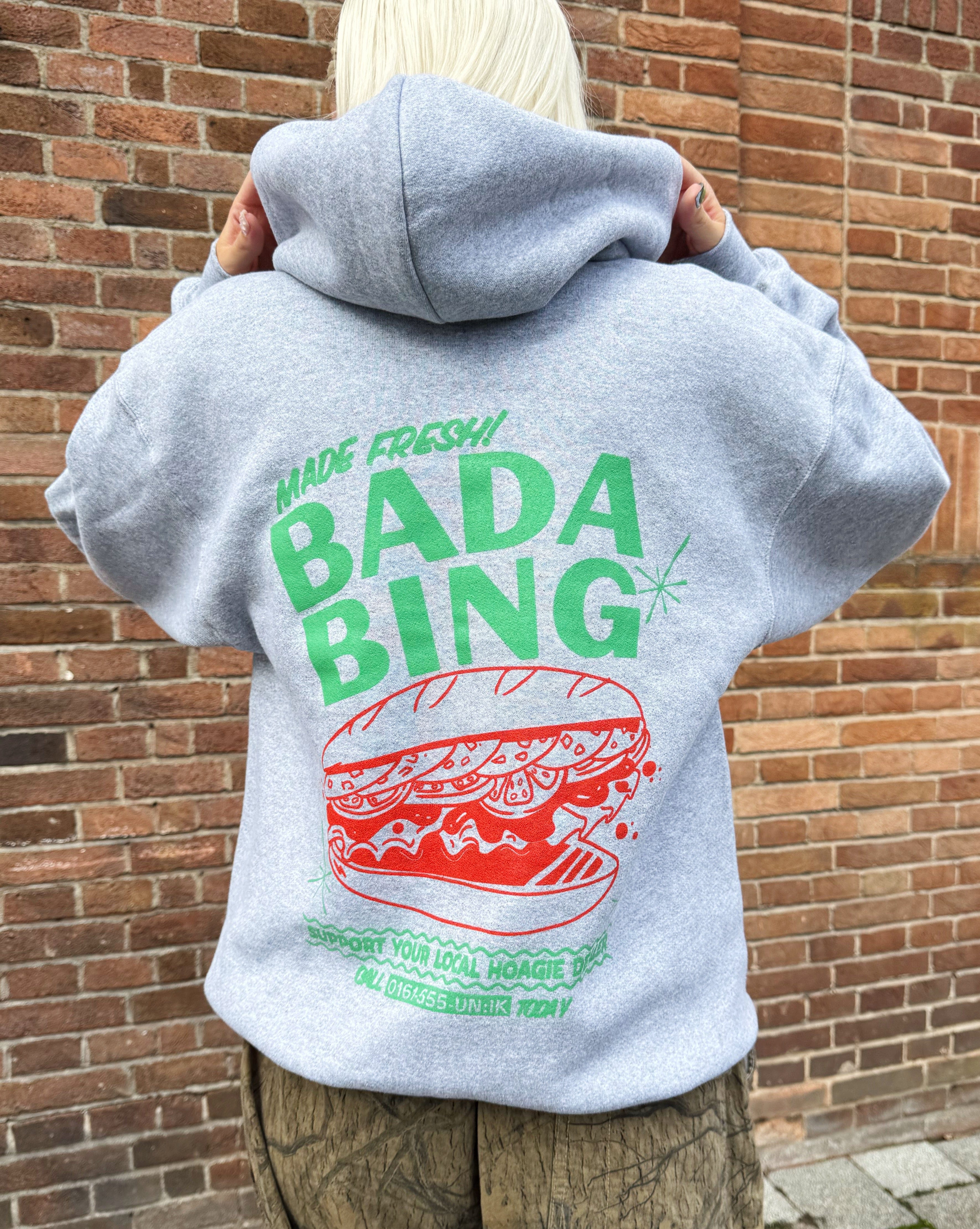 Bada Bing X UN:IK 'Fresh Hoagie' Hoodie - Grey