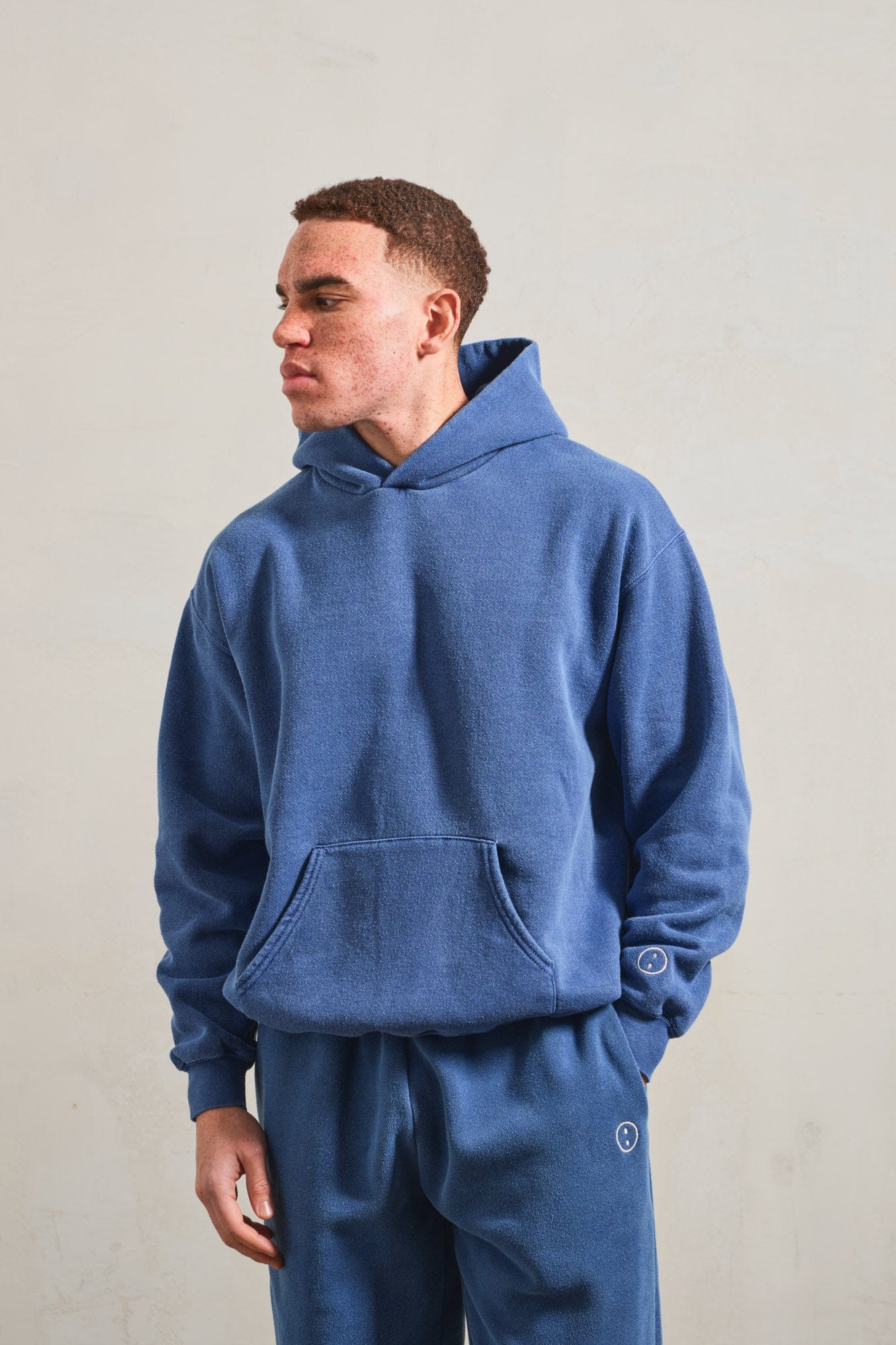UN:IK Essentials Essentials Vintage Washed Hoodie - Navy