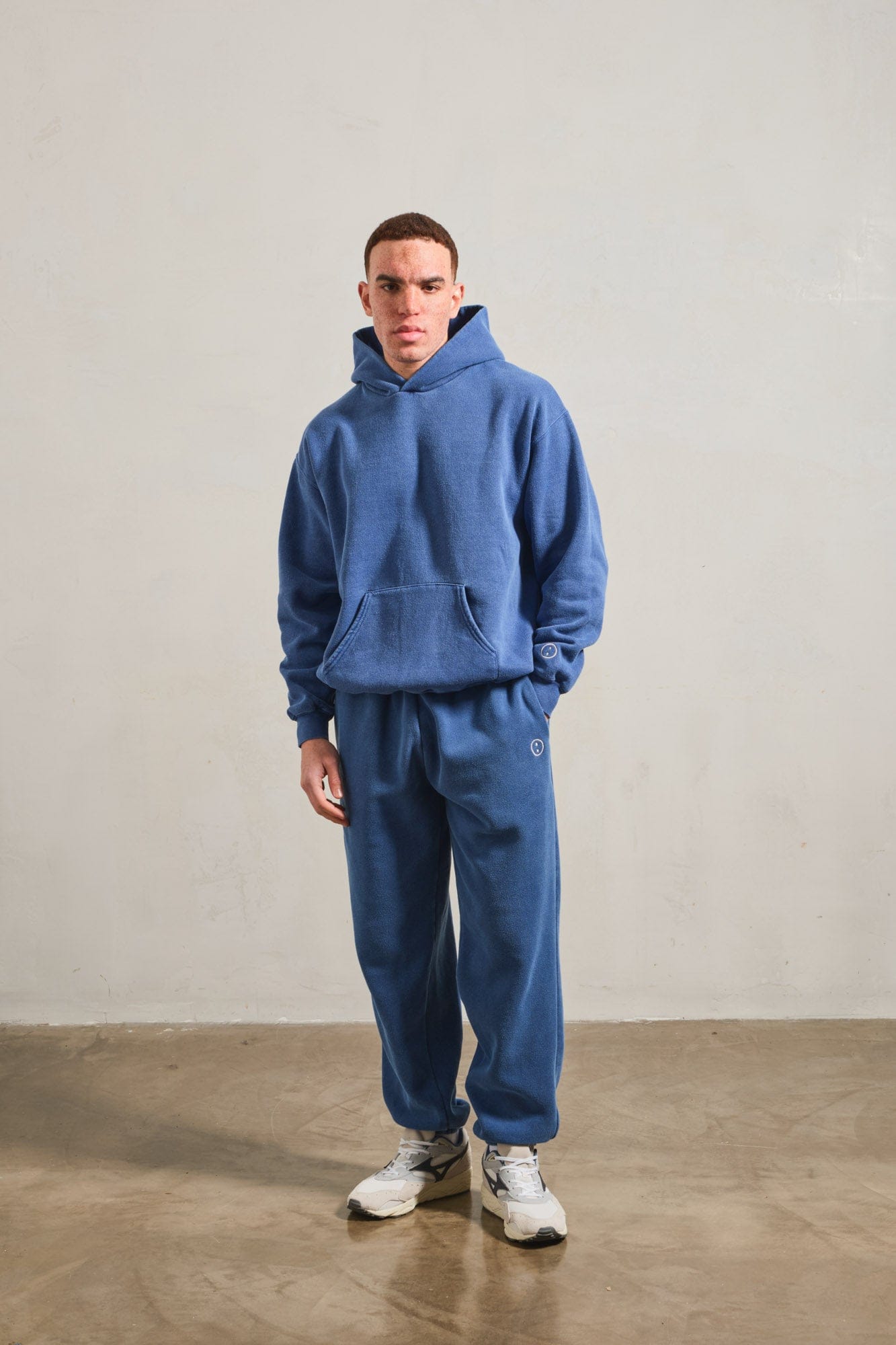 UN:IK Essentials Essentials Vintage Washed Hoodie - Navy