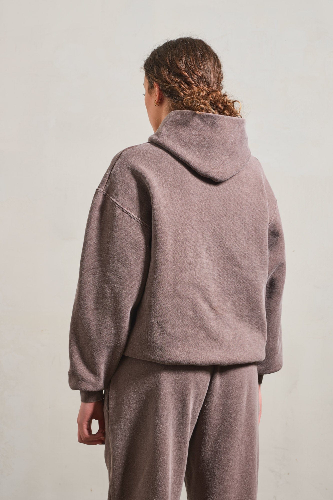 UN:IK Essentials Essentials Vintage Washed Hoodie - Cocoa