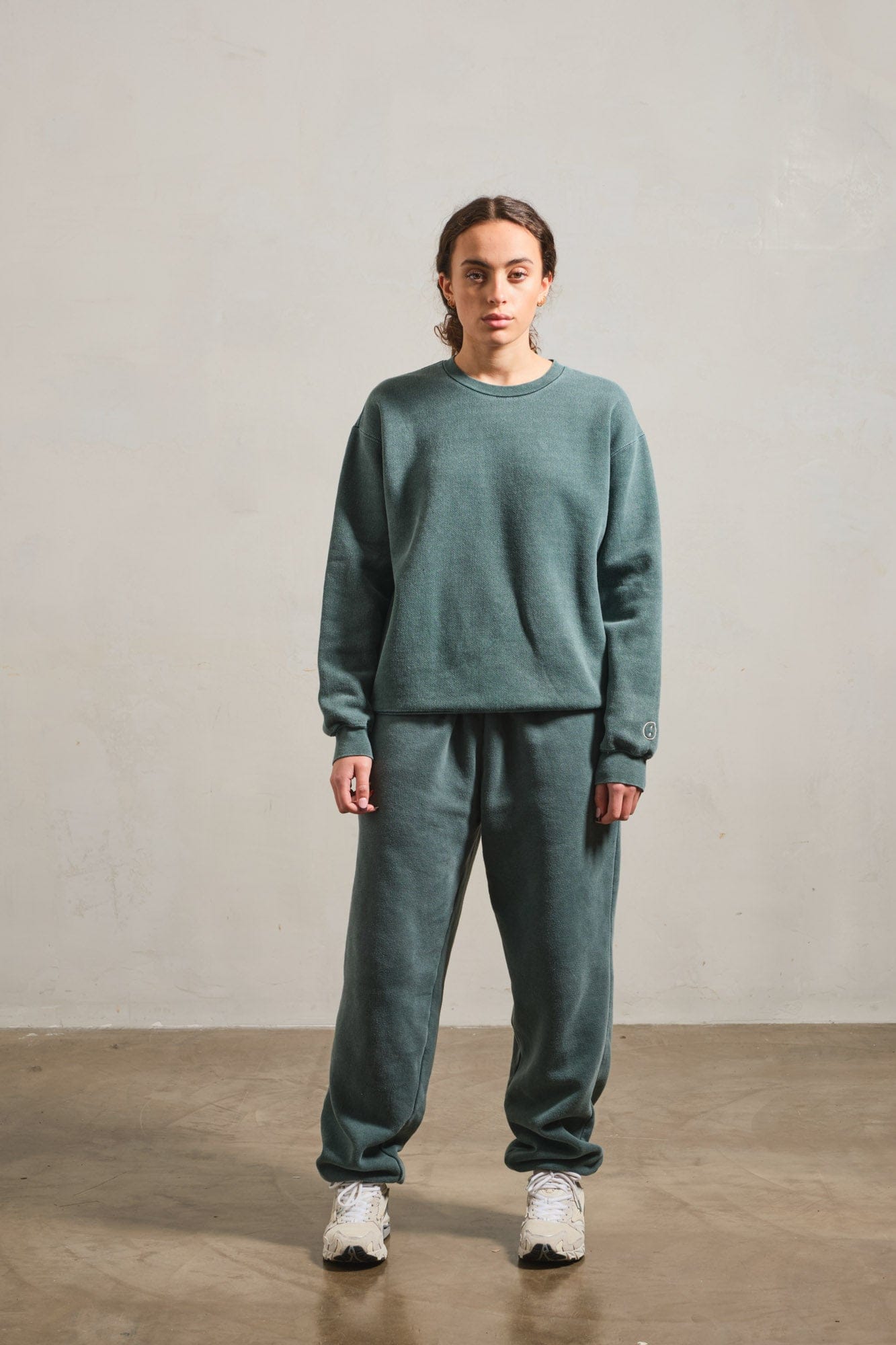 UN:IK Essentials Essentials Vintage Washed Joggers - Forest