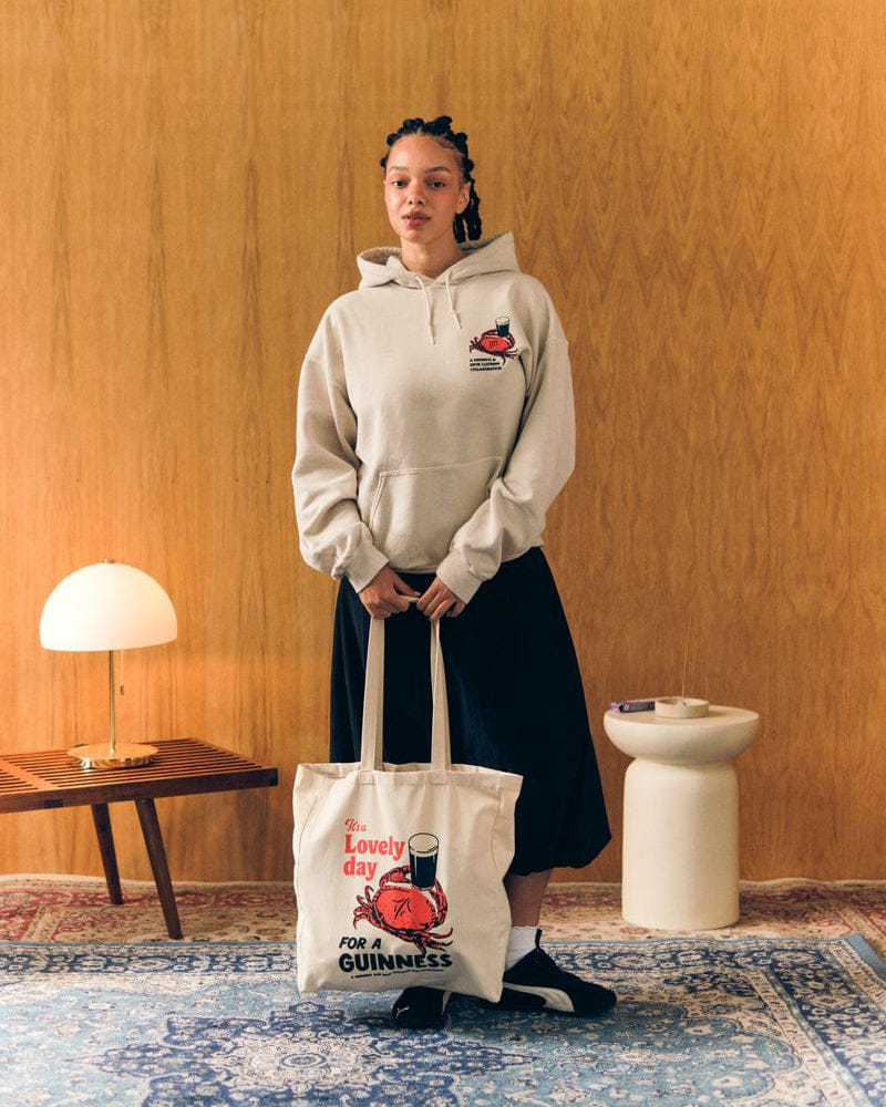 Guinness x UN:IK 'Crab' Hoodie & Tote Bundle - Sand