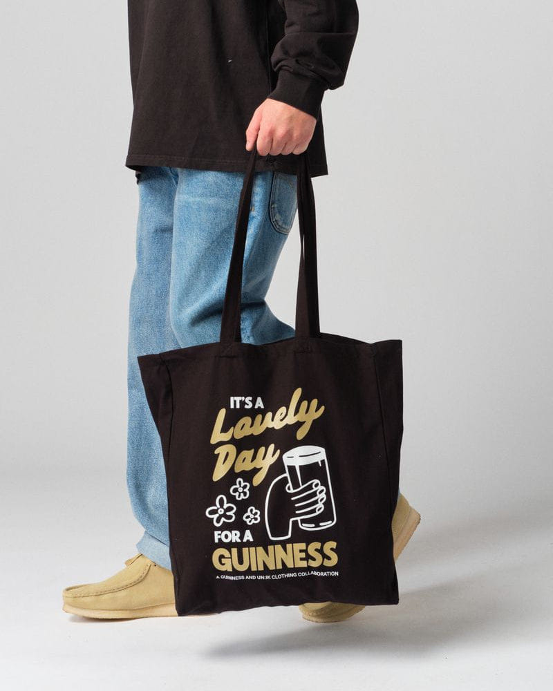 Guinness x UN:IK 'Cheers' Tee & Tote Bundle - Black