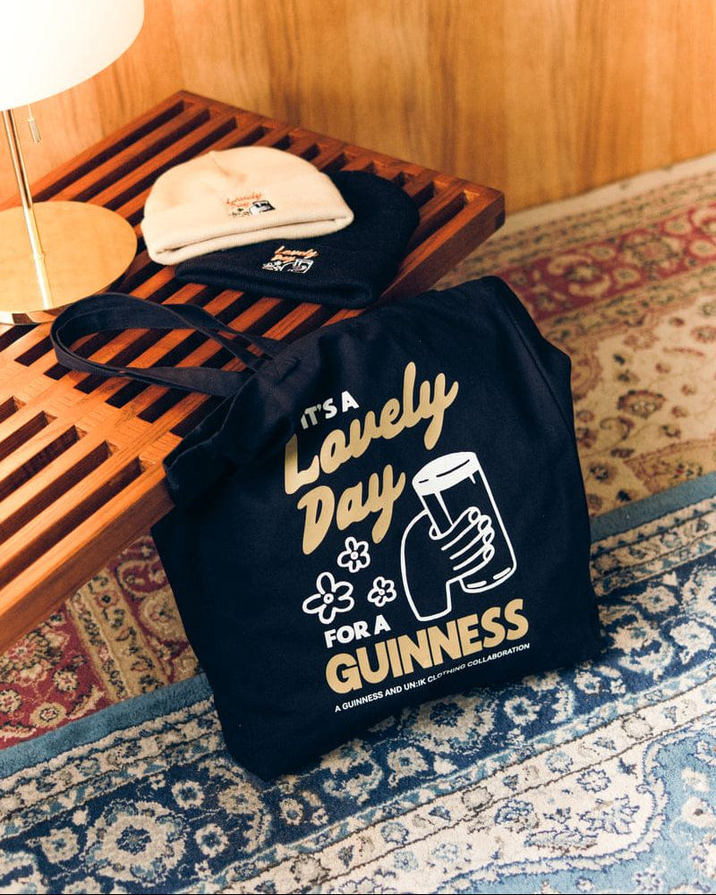 Guinness x UN:IK 'Cheers' Tee & Tote Bundle - Black