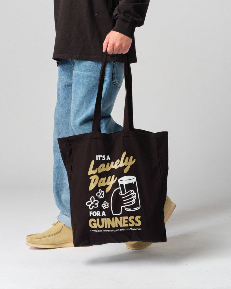 Guinness x UN:IK 'Cheers' Sweater & Tote Bundle - Green/Black
