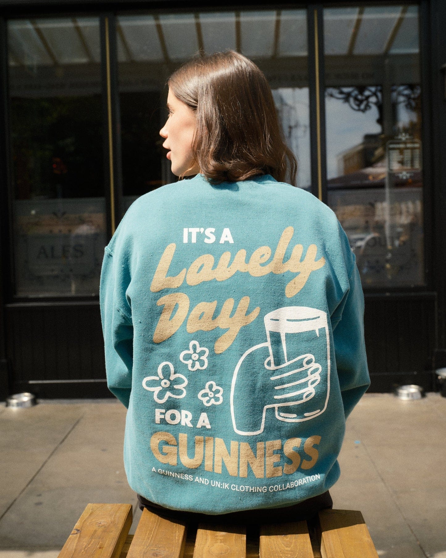 Guinness x UN:IK 'Cheers' Sweater & Tote Bundle - Green/Black