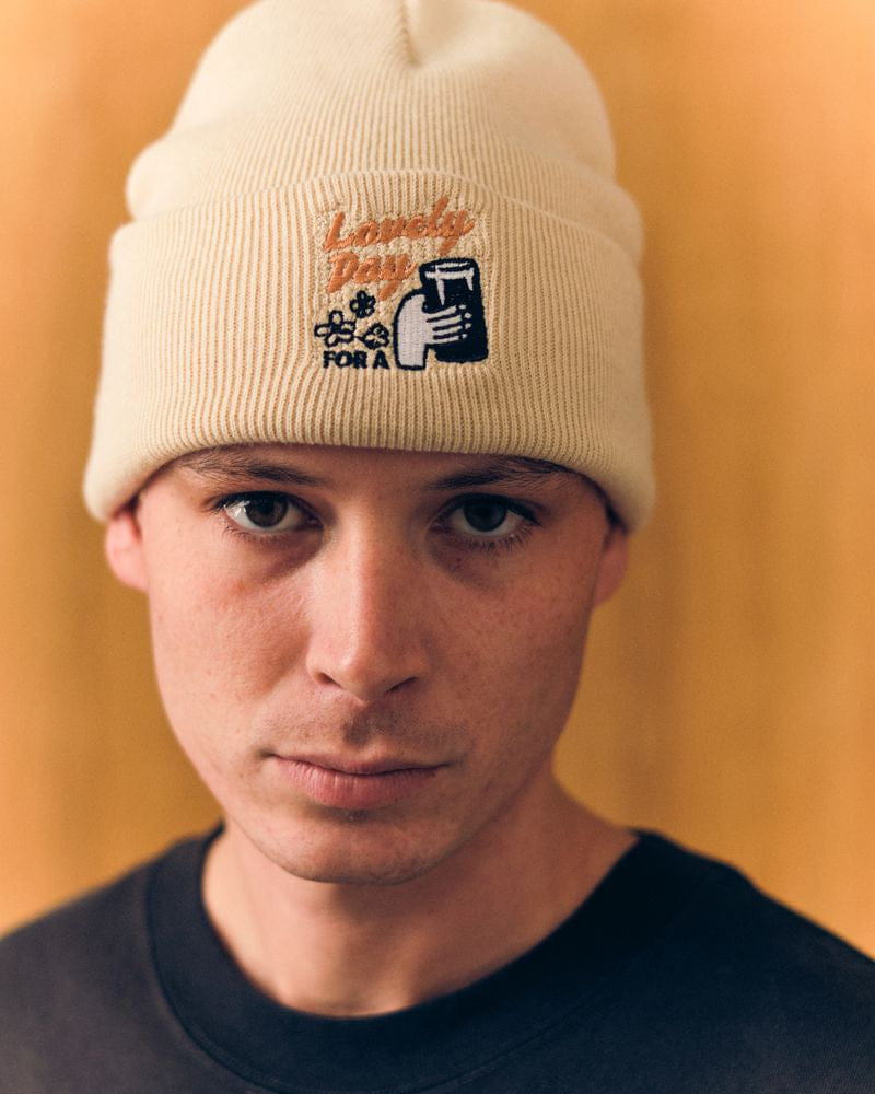 Guinness x UN:IK 'Cheers' Tee & Beanie Bundle - White/Sand