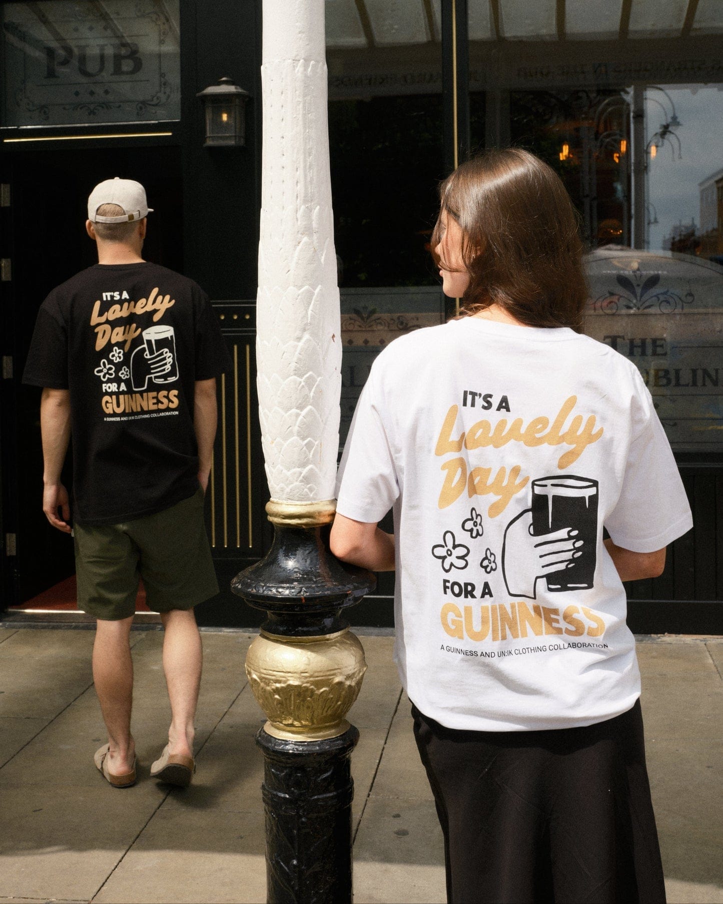 Guinness x UN:IK 'Cheers' Tee & Beanie Bundle - White/Sand