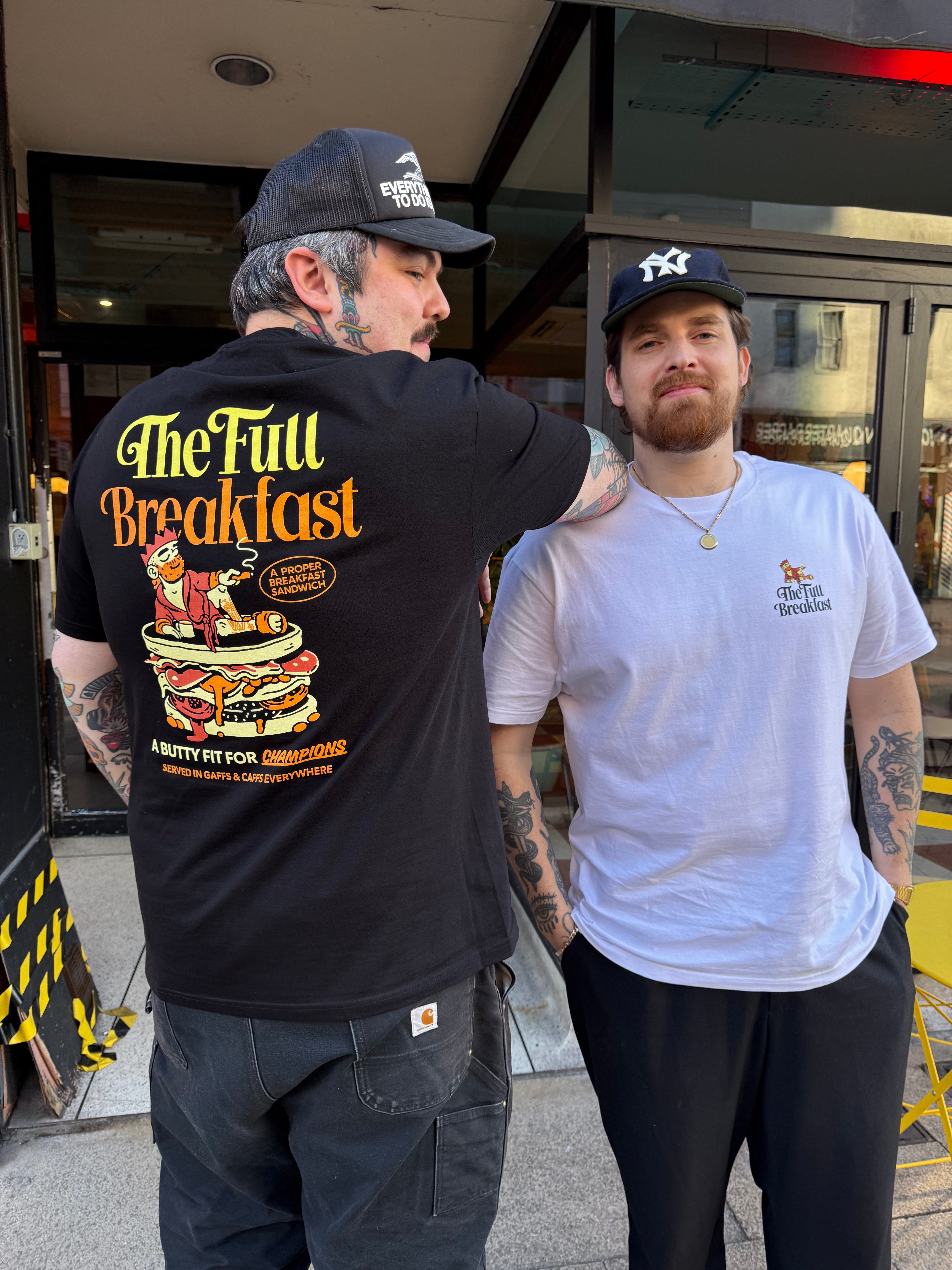 Sandwich Club x Sandwich King 'The Full Breakfast' Tee - Black