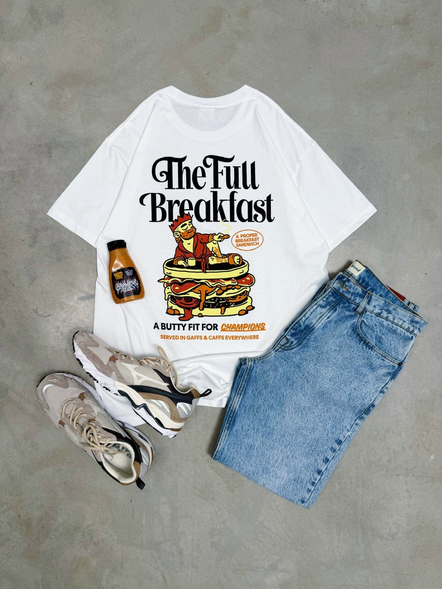 Sandwich Club x Sandwich King 'The Full Breakfast' Tee - White
