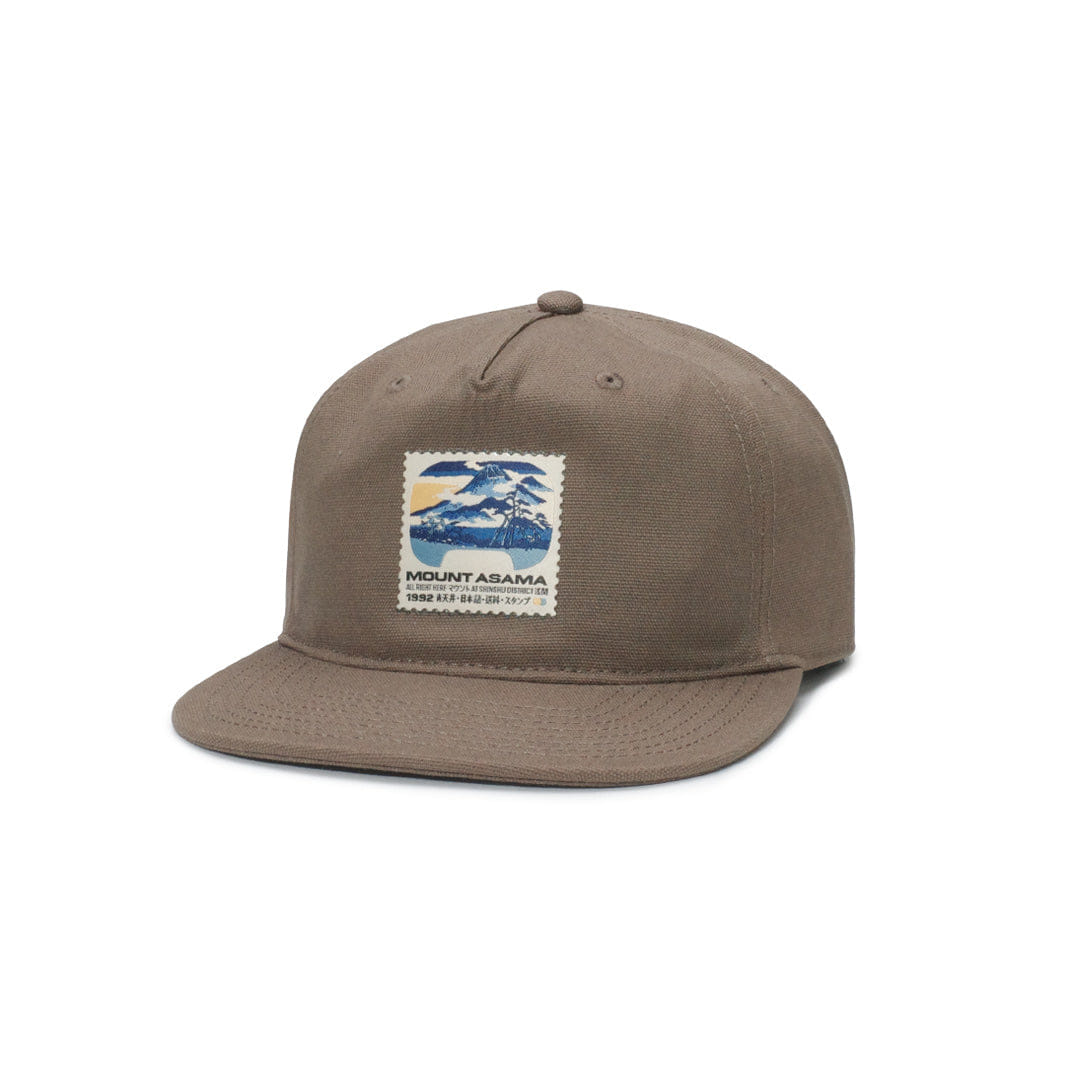 A Thousand Futures x GK 'Mount Asama' Canvas Cap - Walnut