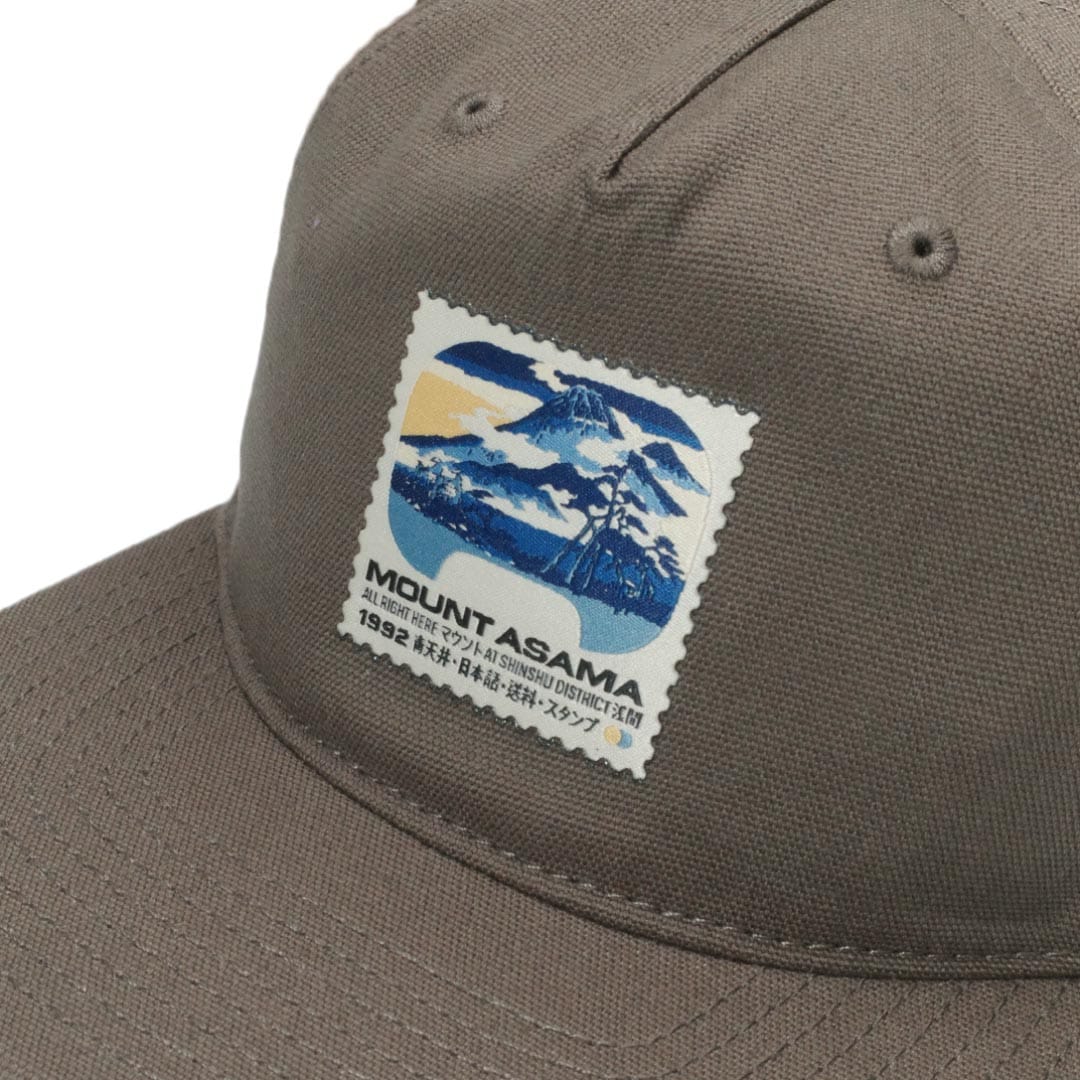 A Thousand Futures x GK 'Mount Asama' Canvas Cap - Walnut