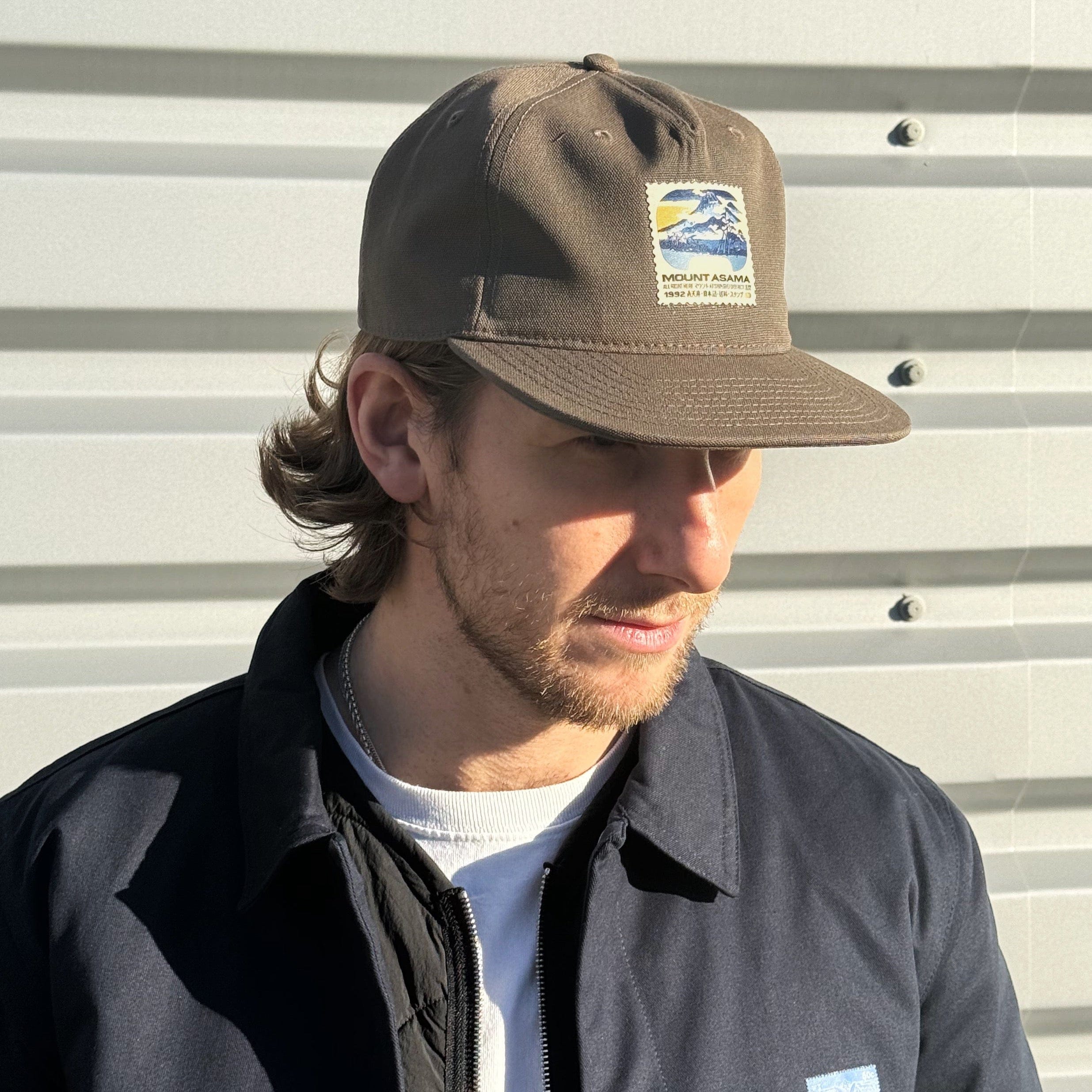 A Thousand Futures x GK 'Mount Asama' Canvas Cap - Walnut