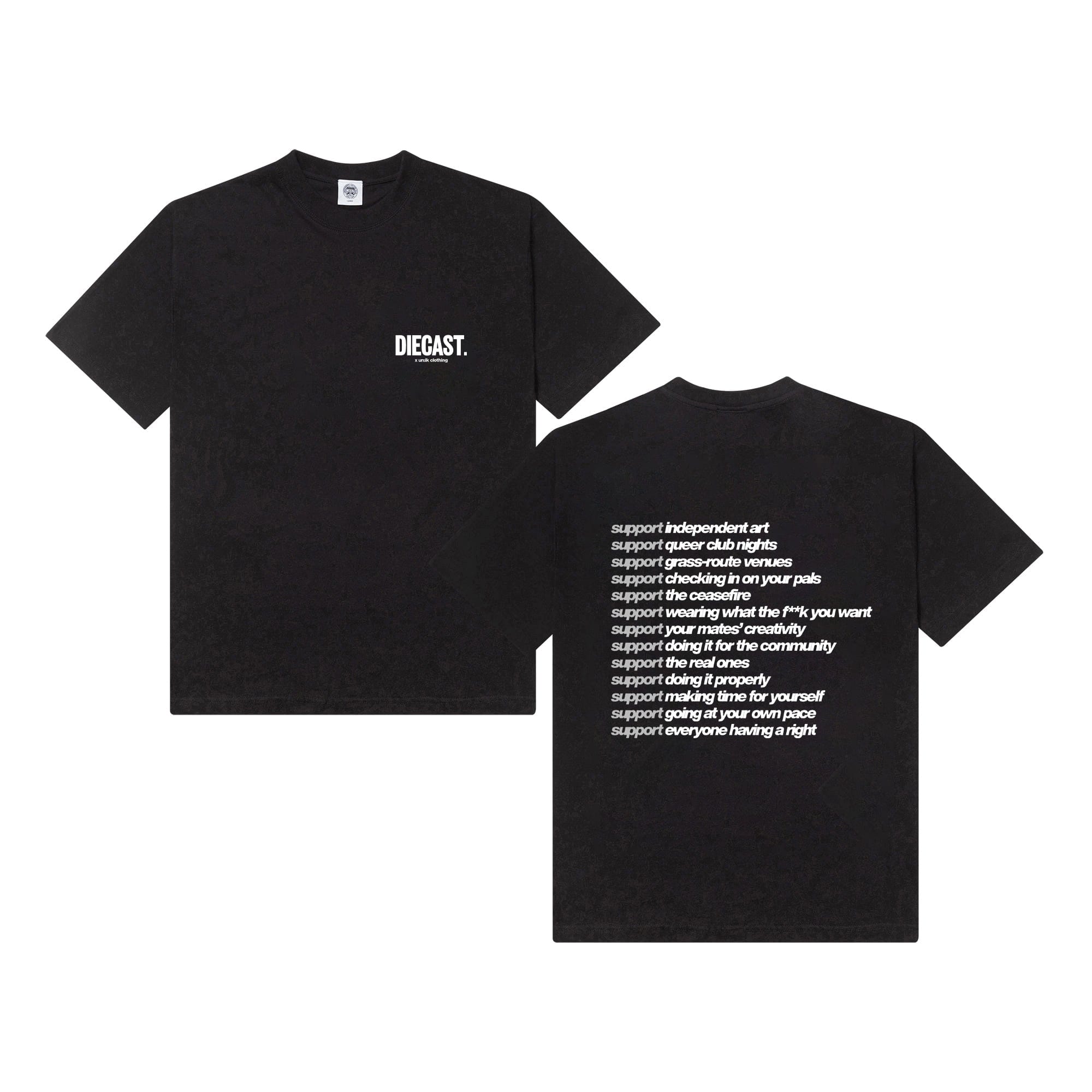 Hidden Products Diecast x UN:IK Exclusive Tee - Black