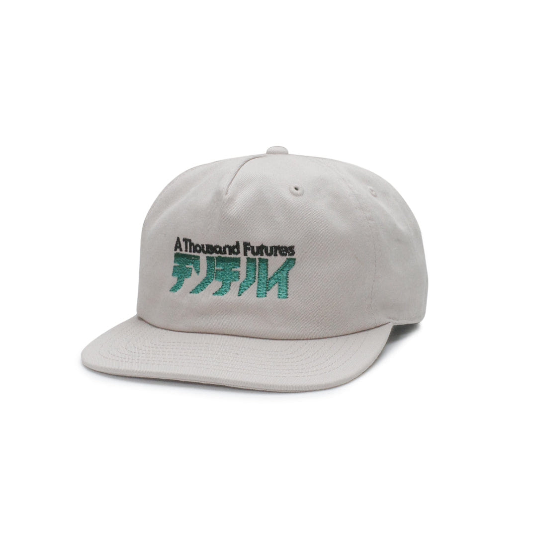 A Thousand Futures x GK 'Logo' Embroidered Cap - Bone