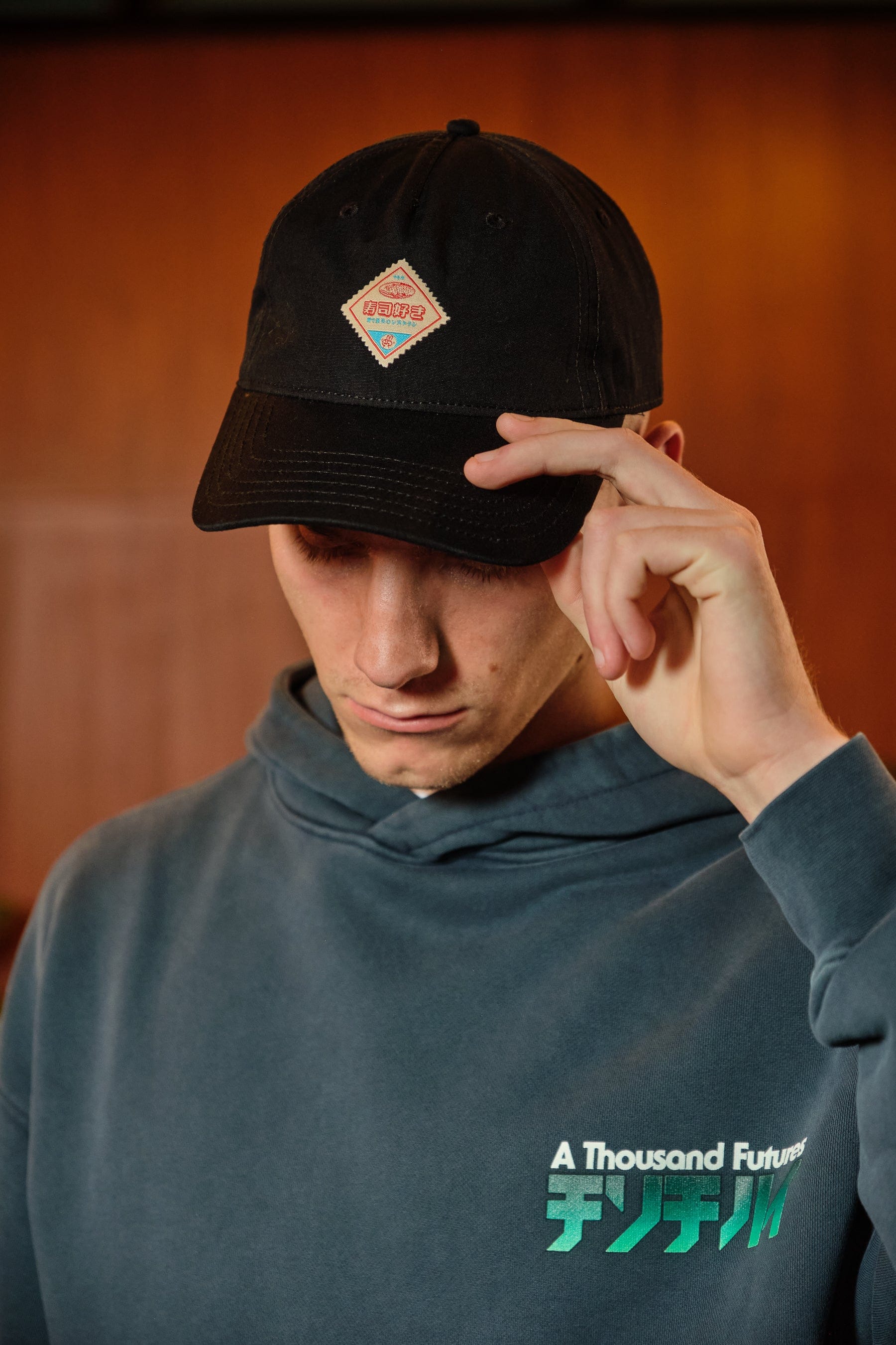 A Thousand Futures x GK 'Sushi Lover' Cap - Black