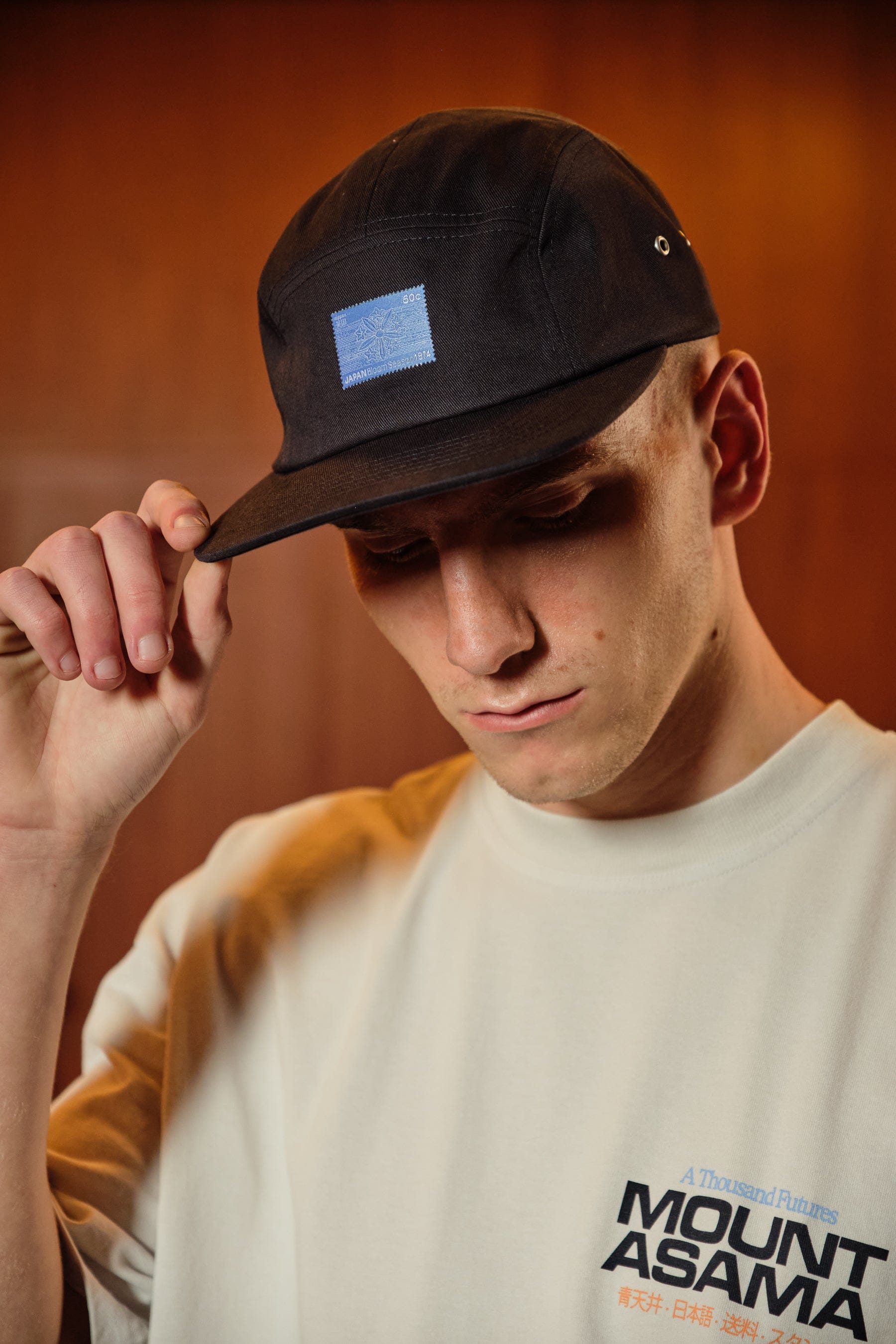 A Thousand Futures x GK 'Bloom Season' Five Panel Cap - Navy