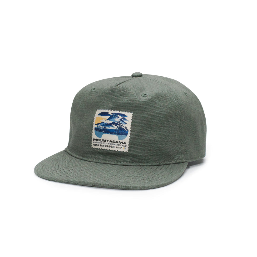 A Thousand Futures x GK 'Mount Asama' Canvas Cap - Green