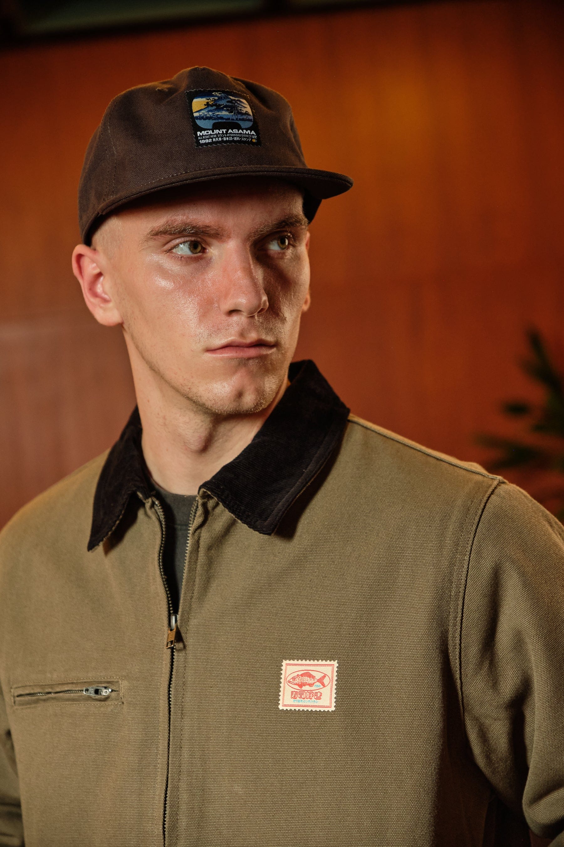 A Thousand Futures x GK 'Mount Asama' Canvas Cap - Coal