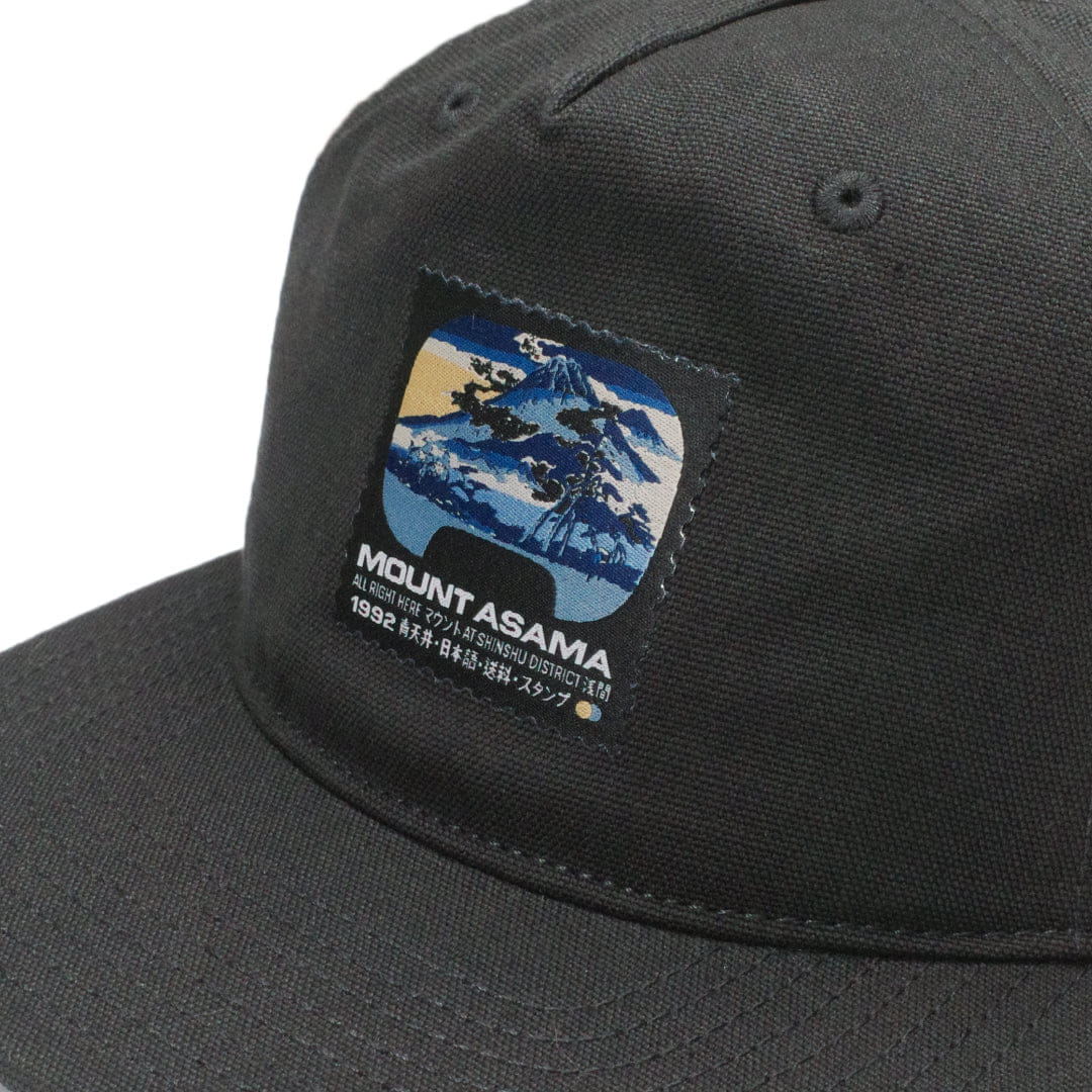 A Thousand Futures x GK 'Mount Asama' Canvas Cap - Coal