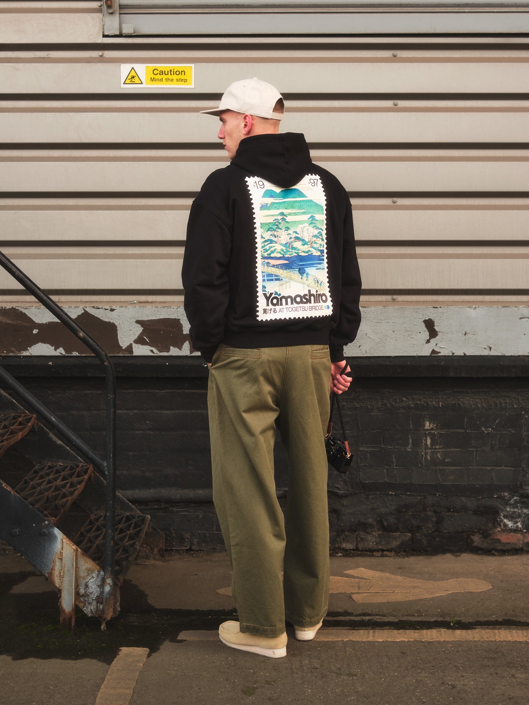 A Thousand Futures x GK 'Mount Asama' Canvas Cap - Bone