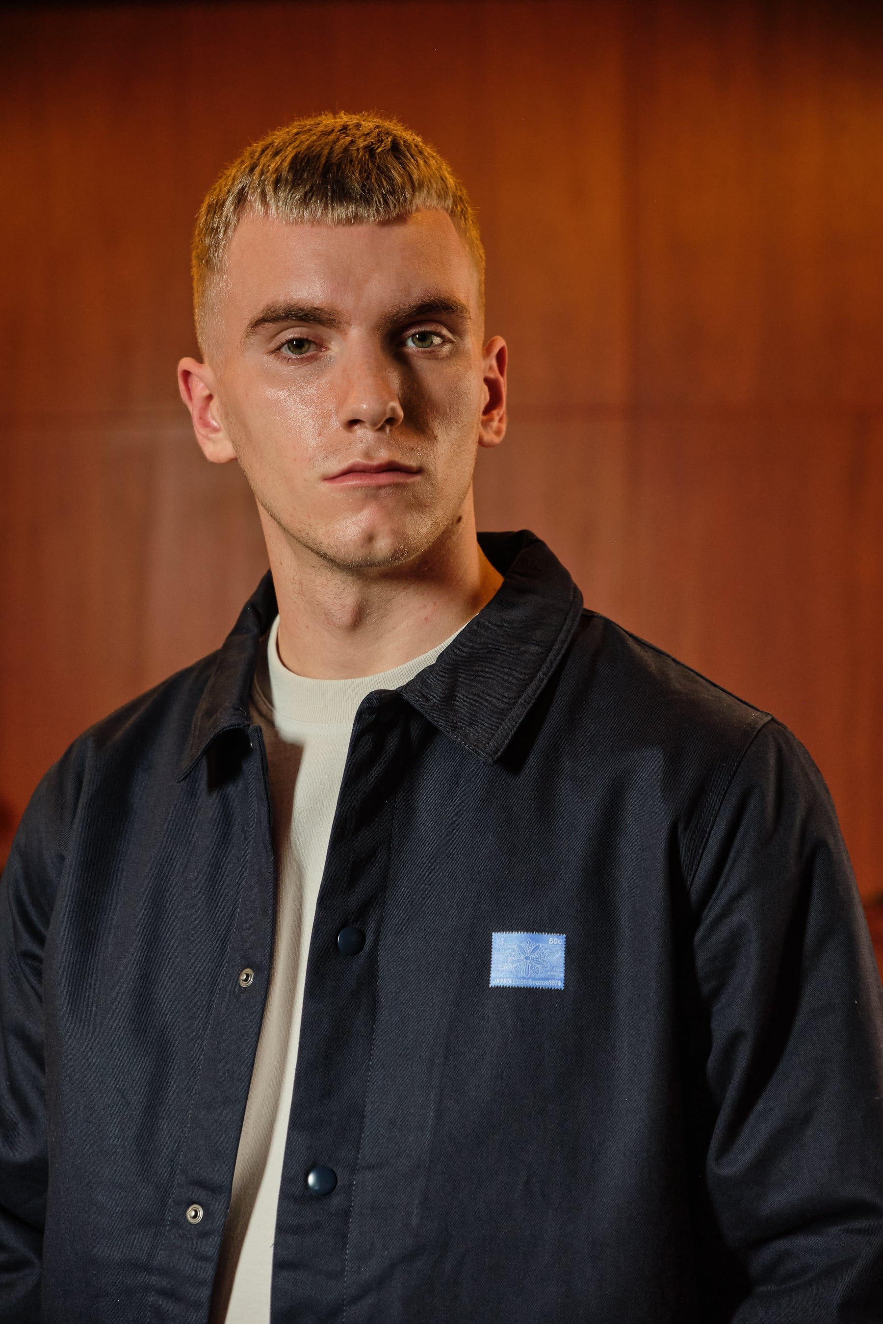 A Thousand Futures x GK 'Bloom Season' Work Jacket - Navy