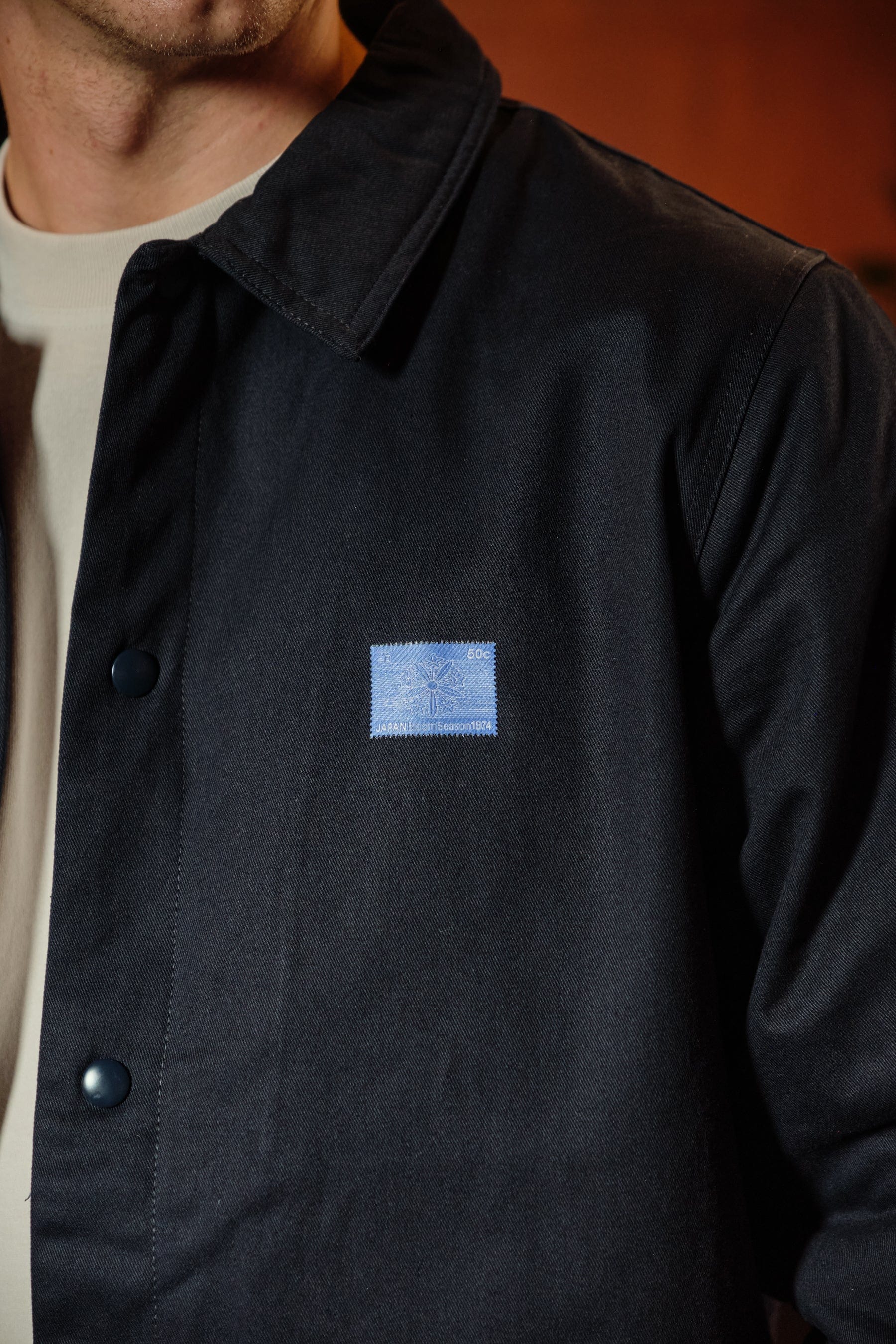 A Thousand Futures x GK 'Bloom Season' Work Jacket - Navy
